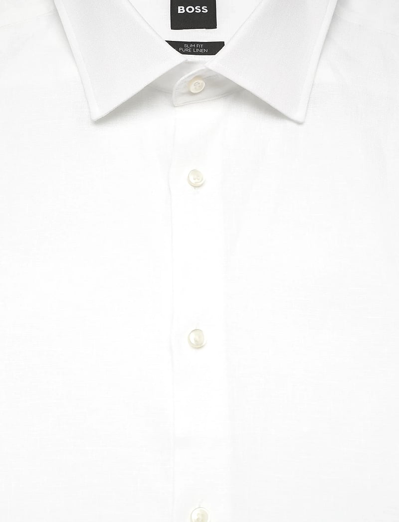 BOSS - H-HANK-K-C1-261 - hørskjorter - white - 2