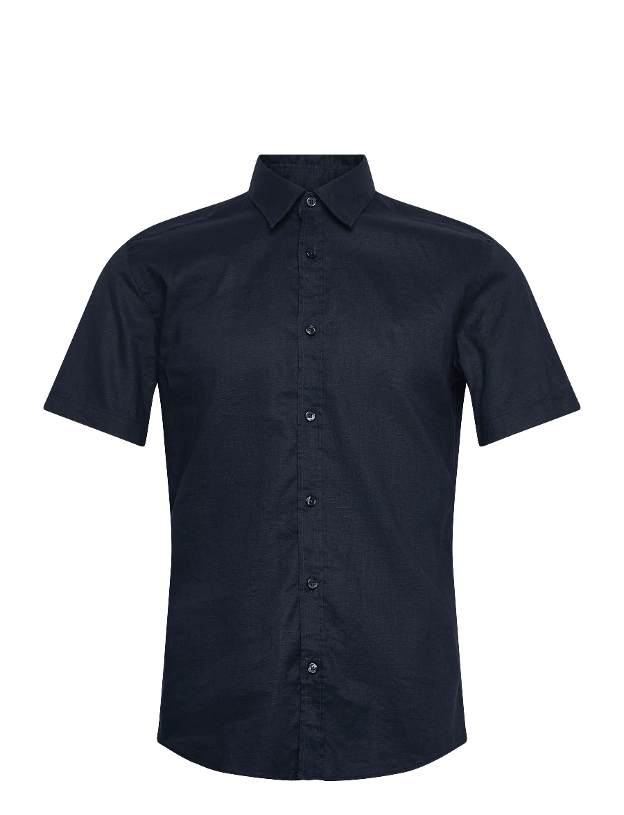 BOSS - C-ROAN-K-SH-262 - leinenhemden - dark blue - 1