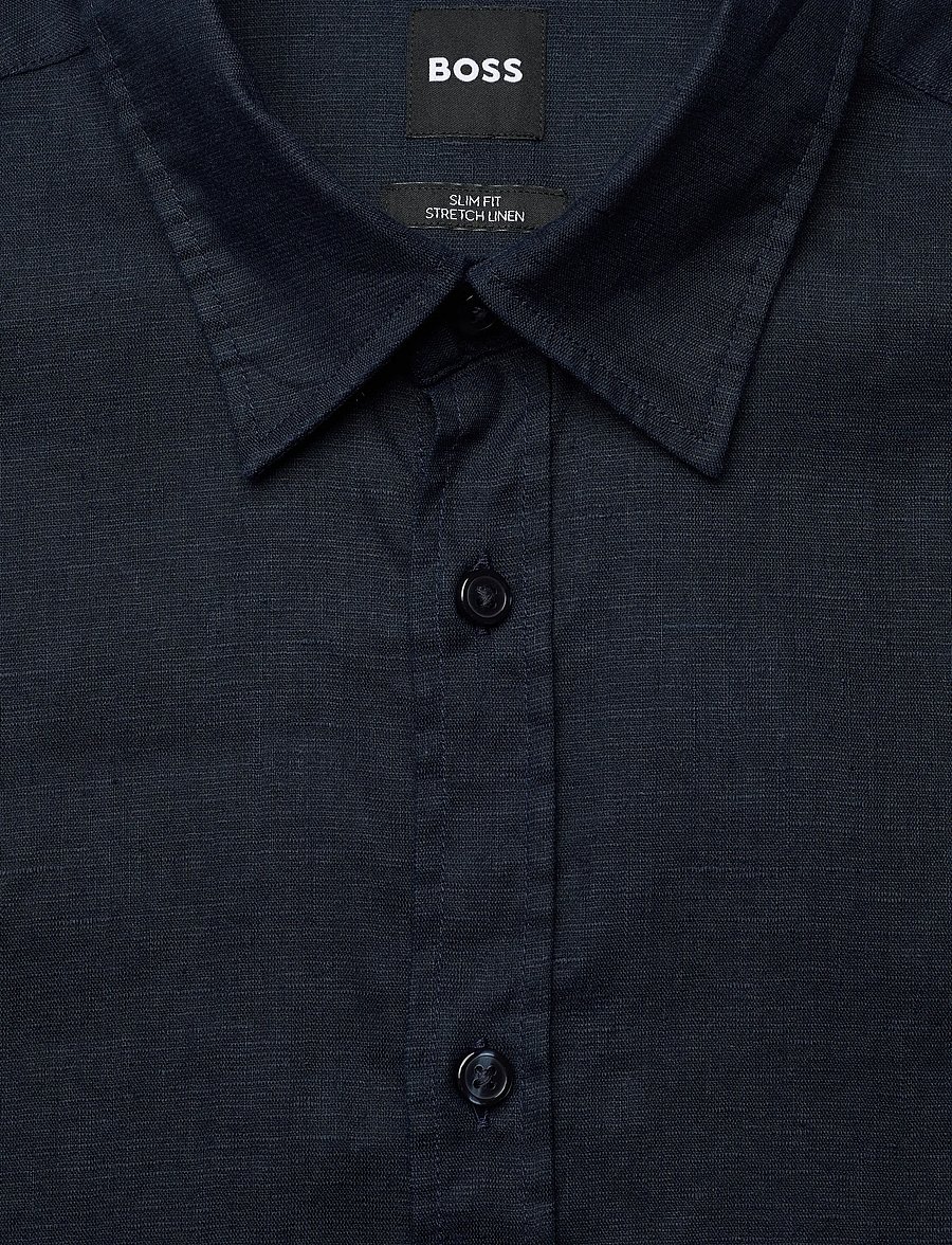 BOSS - C-ROAN-K-SH-262 - leinenhemden - dark blue - 5