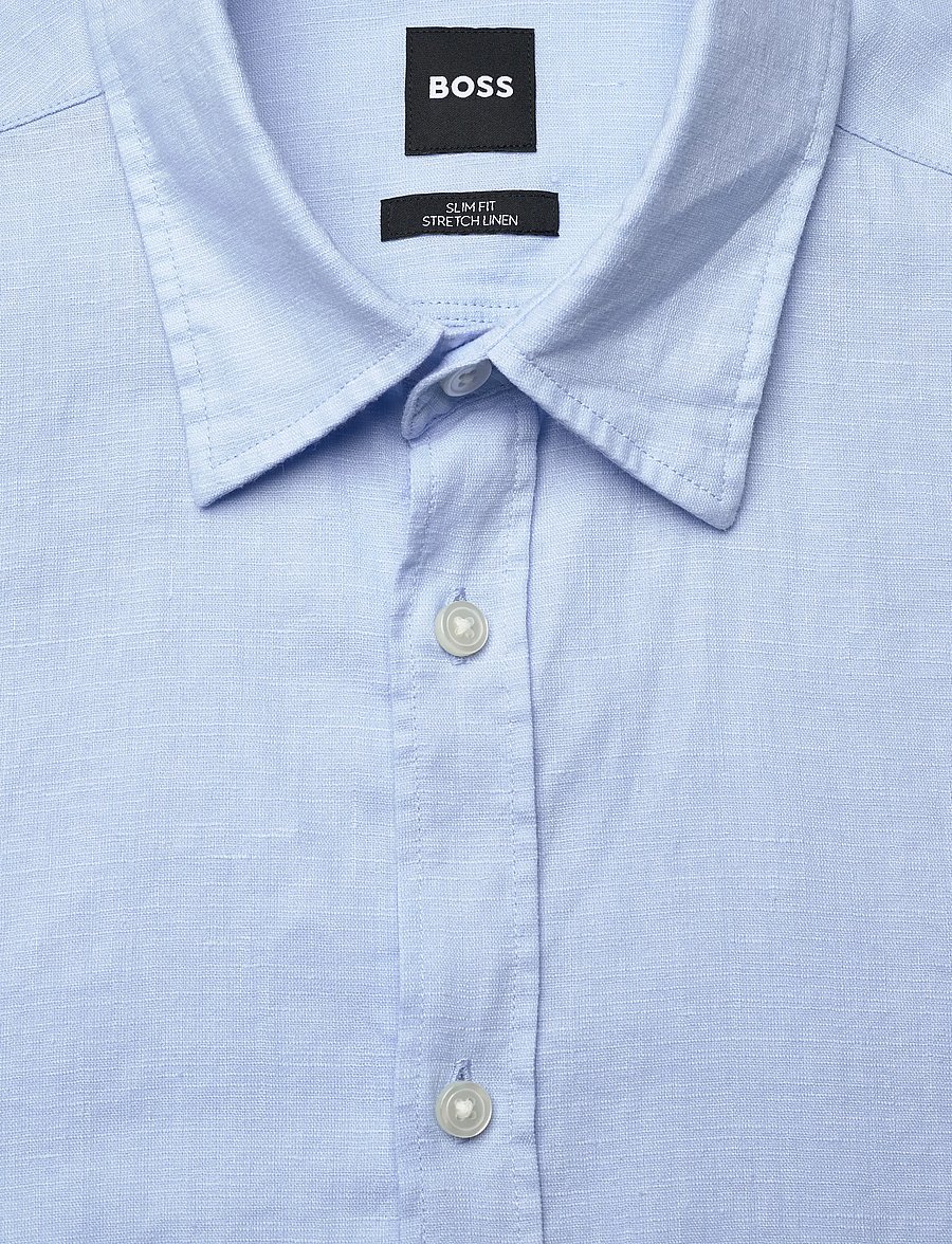 BOSS - C-ROAN-K-SH-262 - leinenhemden - light/pastel blue - 5