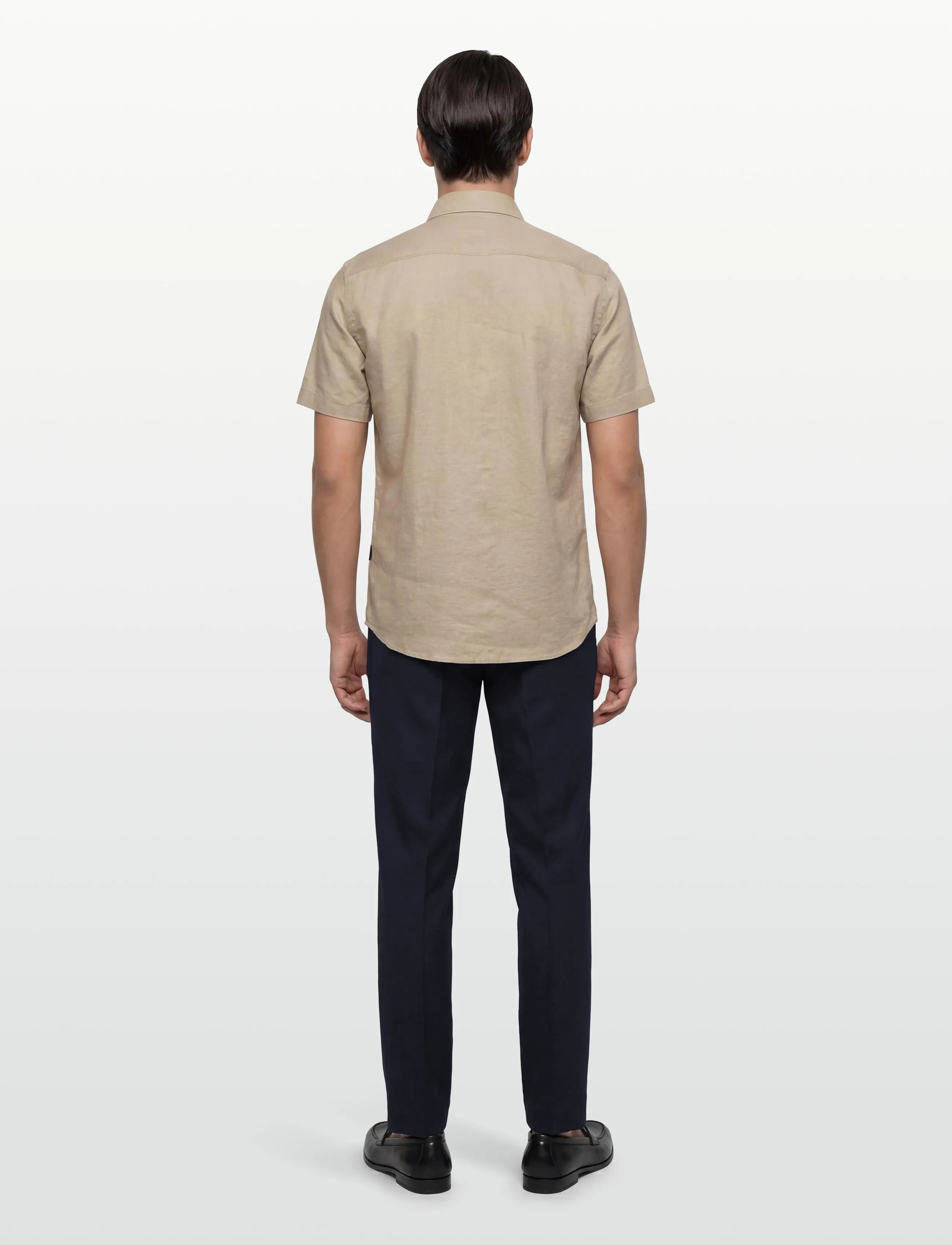 BOSS - C-ROAN-K-SH-262 - linneskjortor - open beige - 4