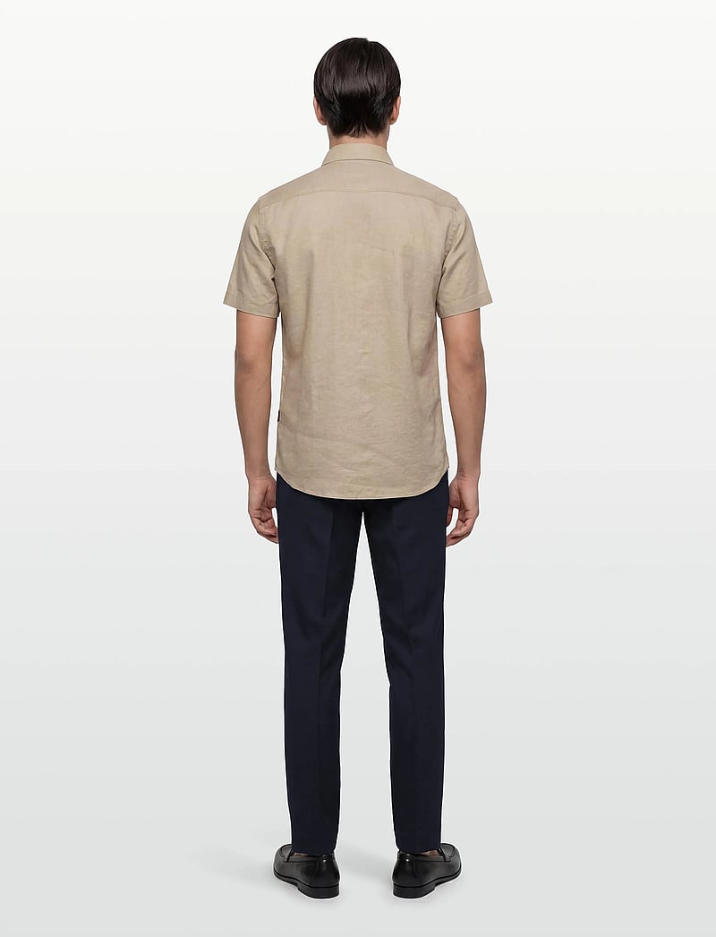 BOSS - C-ROAN-K-SH-262 - leinenhemden - open beige - 4