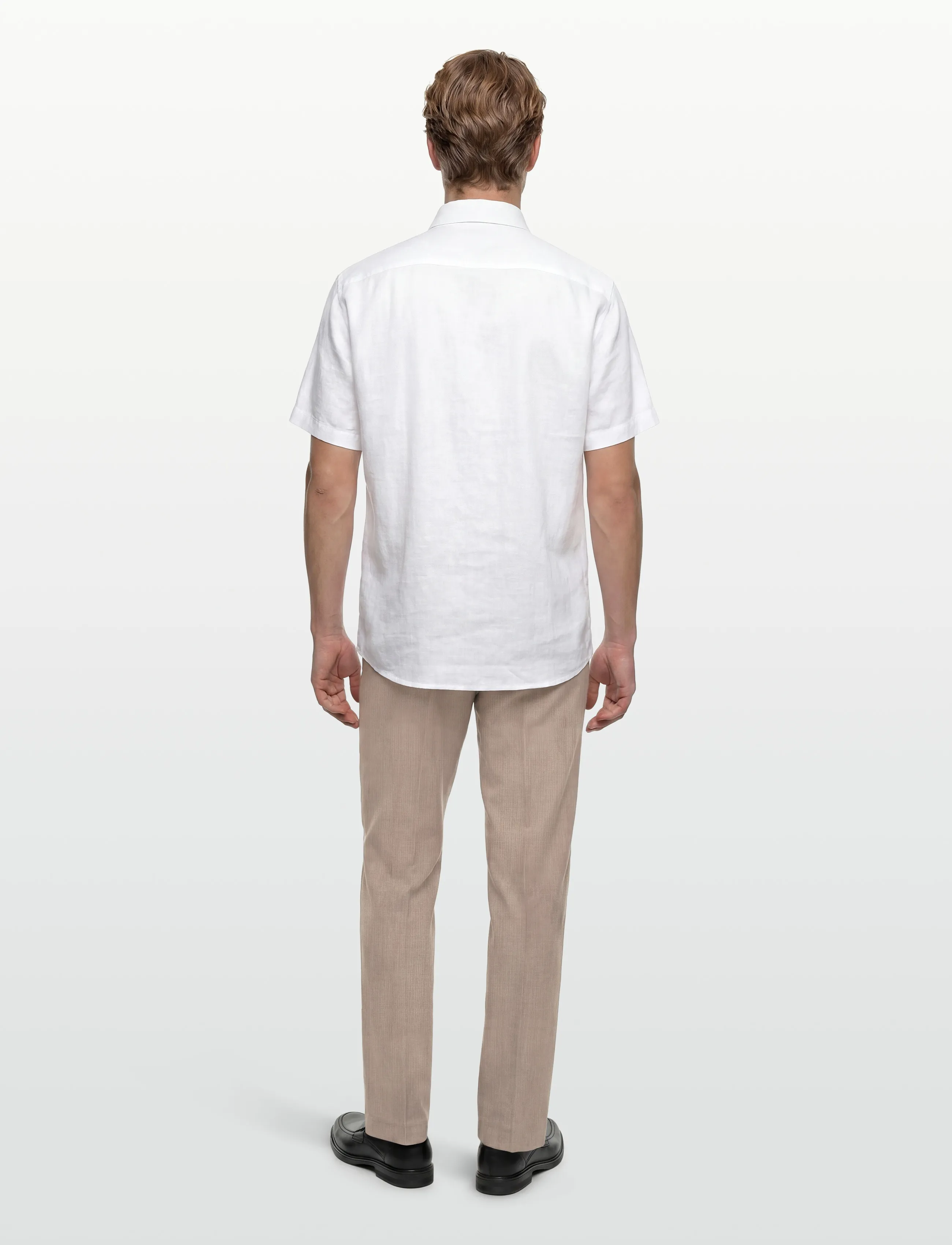 BOSS - C-ROAN-K-SH-262 - linen shirts - white - 4