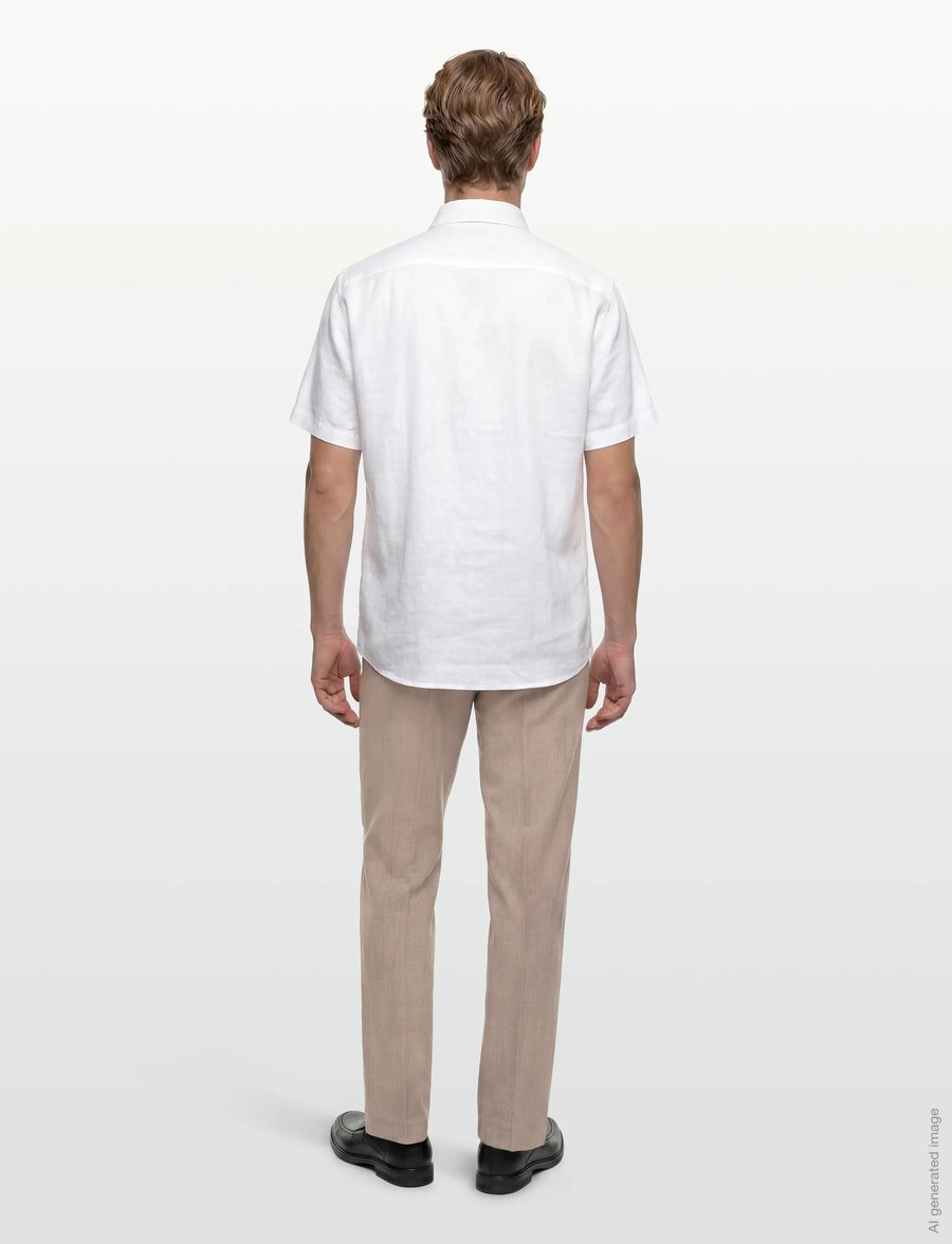 BOSS - C-ROAN-K-SH-262 - leinenhemden - white - 4