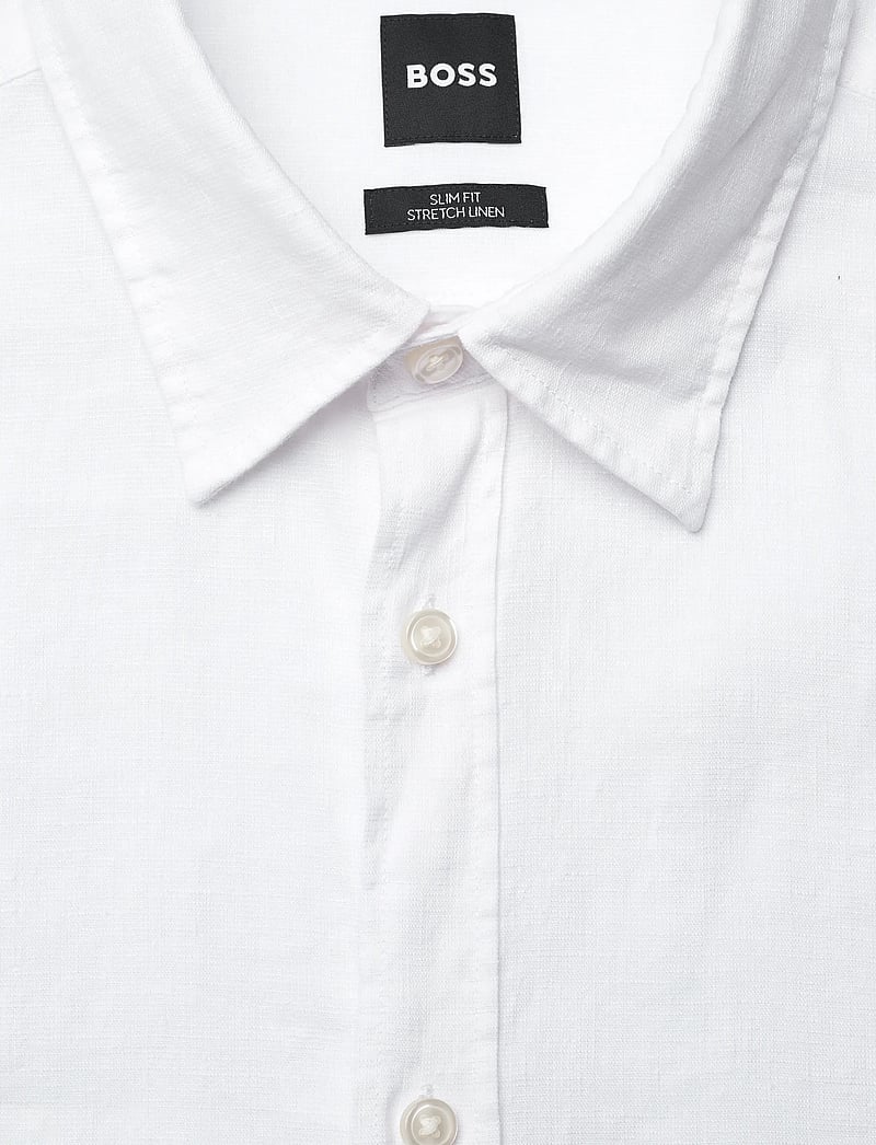 BOSS - C-ROAN-K-SH-262 - leinenhemden - white - 2