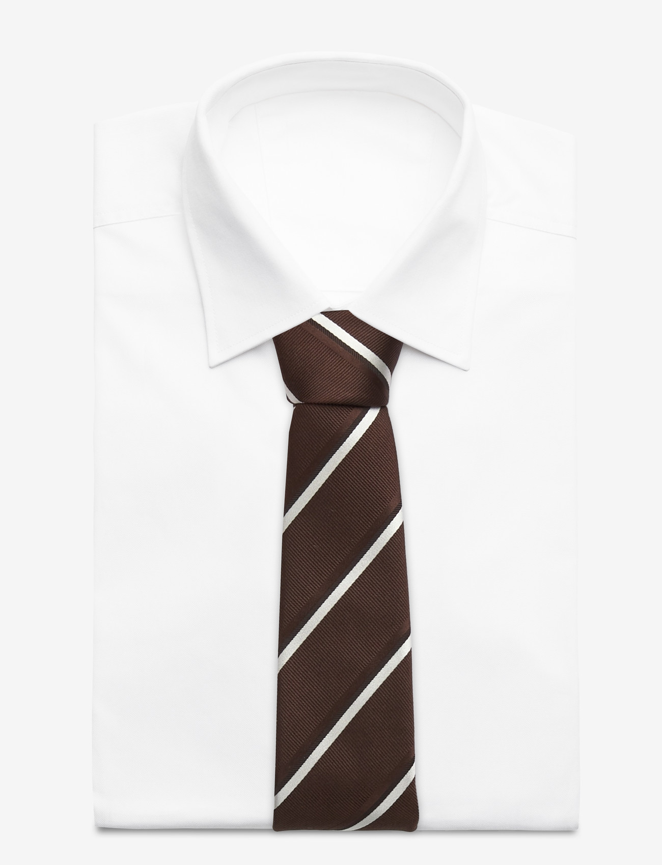 BOSS - H-TIE CM 7.5 262 - slipsar - dark brown - 1