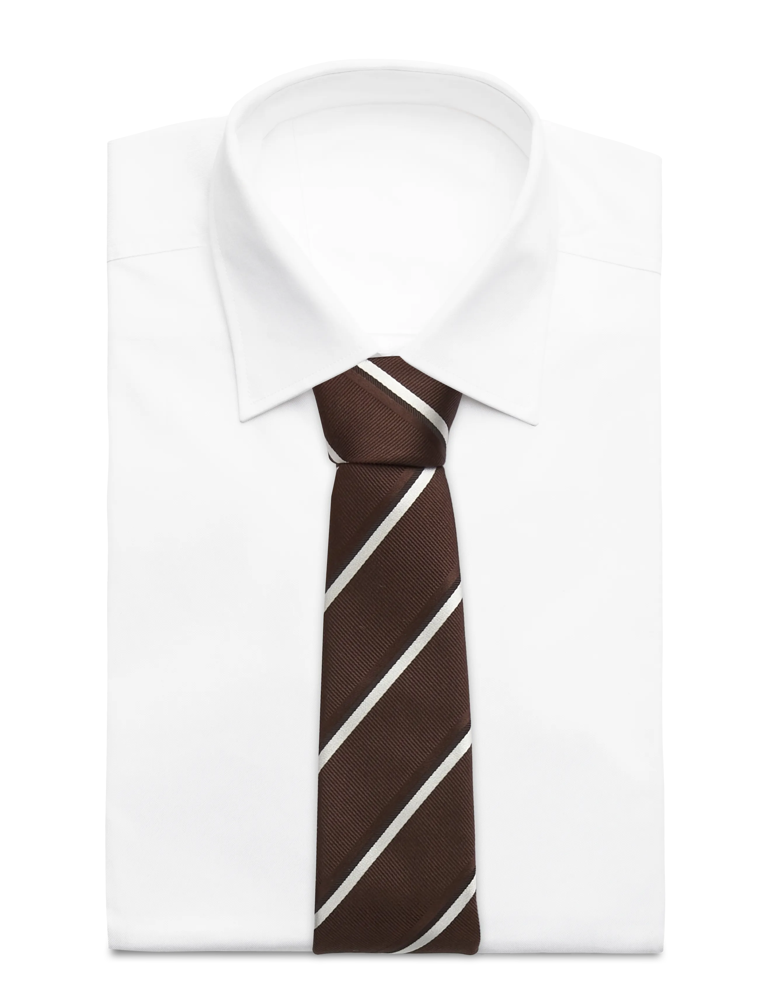 BOSS - H-TIE CM 7.5 262 - ties - dark brown - 1