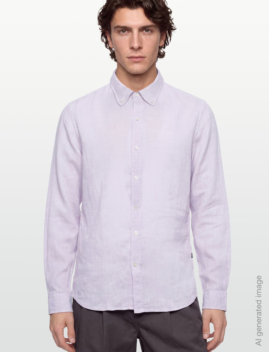 BOSS - C-LIAM-S-BD-262 - leinenhemden - light/pastel purple - 3