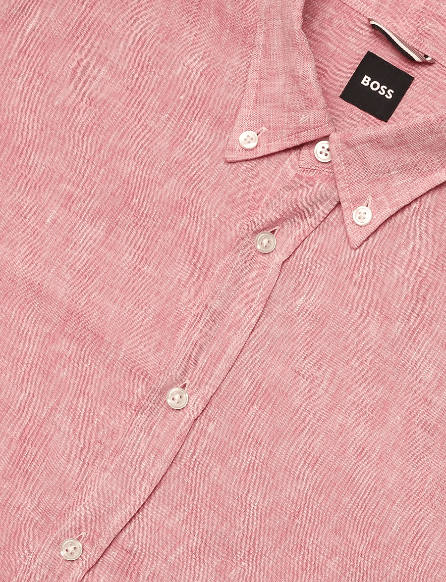 BOSS - C-LIAM-S-BD-262 - hørskjorter - medium red - 2
