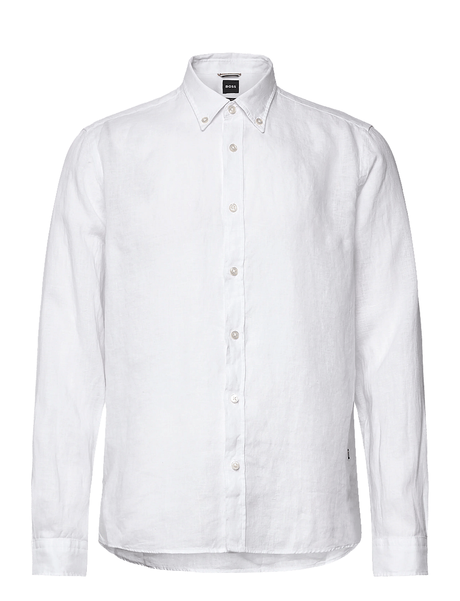 BOSS - C-LIAM-S-BD-262 - leinenhemden - white - 1