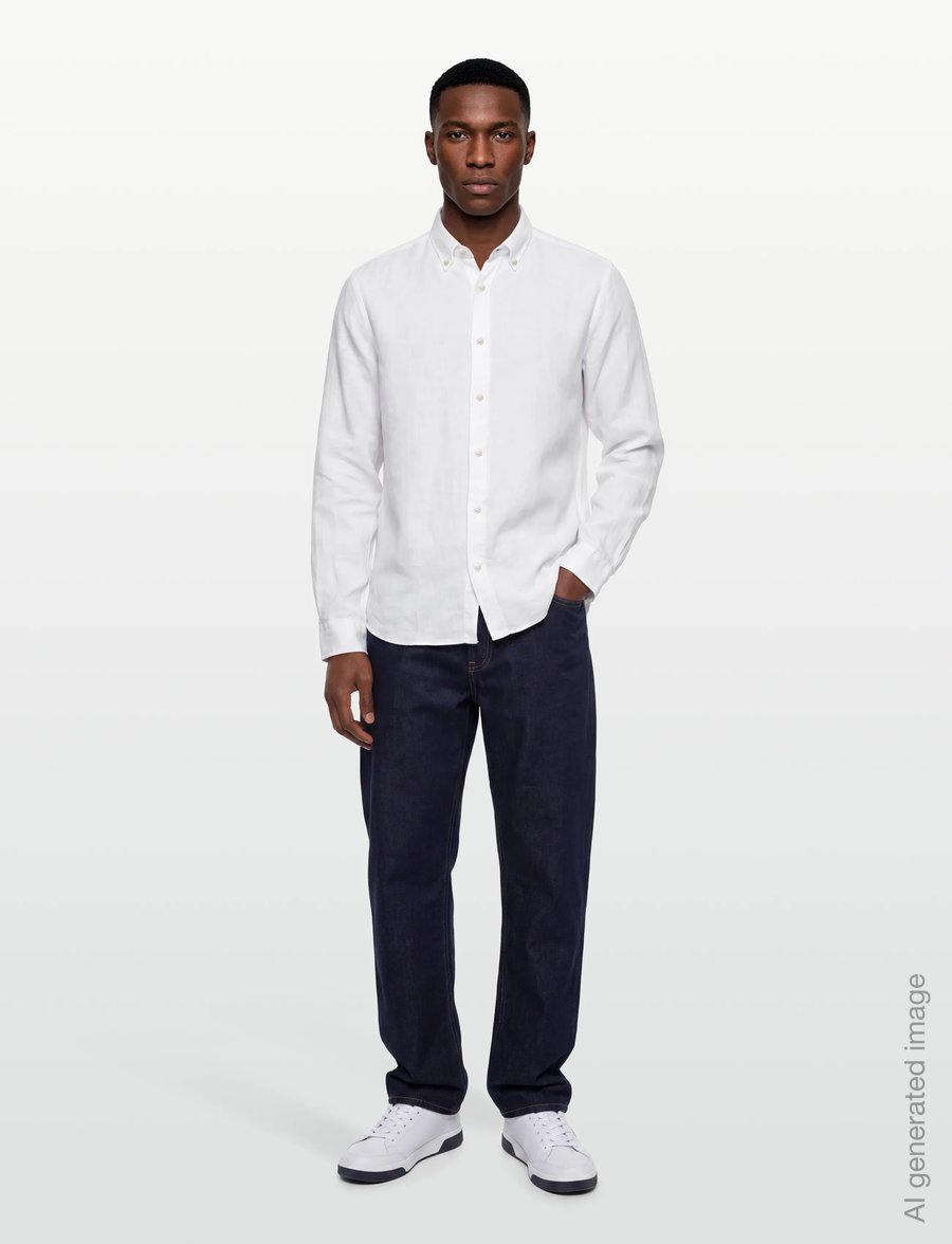 BOSS - C-LIAM-S-BD-262 - leinenhemden - white - 0