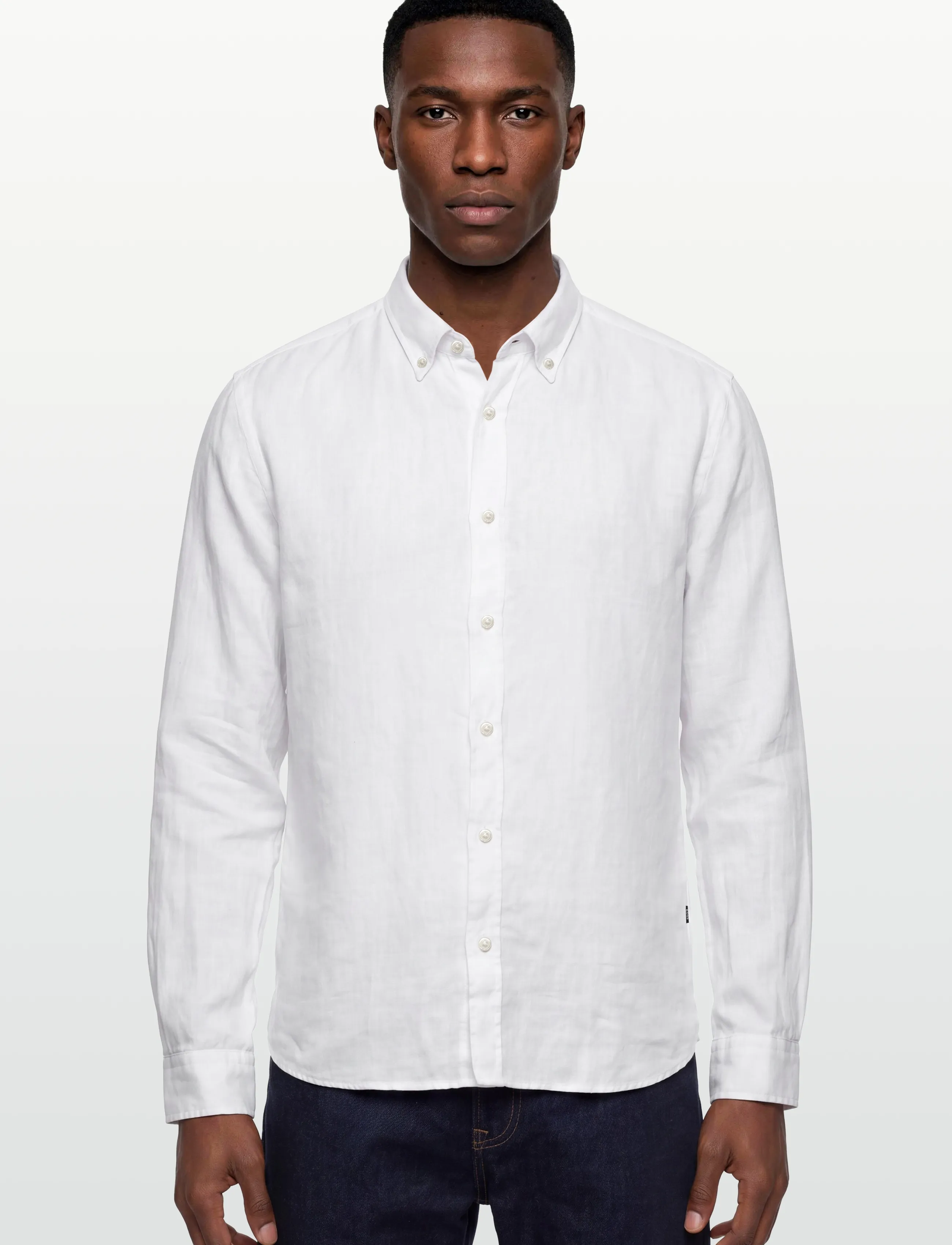 BOSS - C-LIAM-S-BD-262 - leinenhemden - white - 3