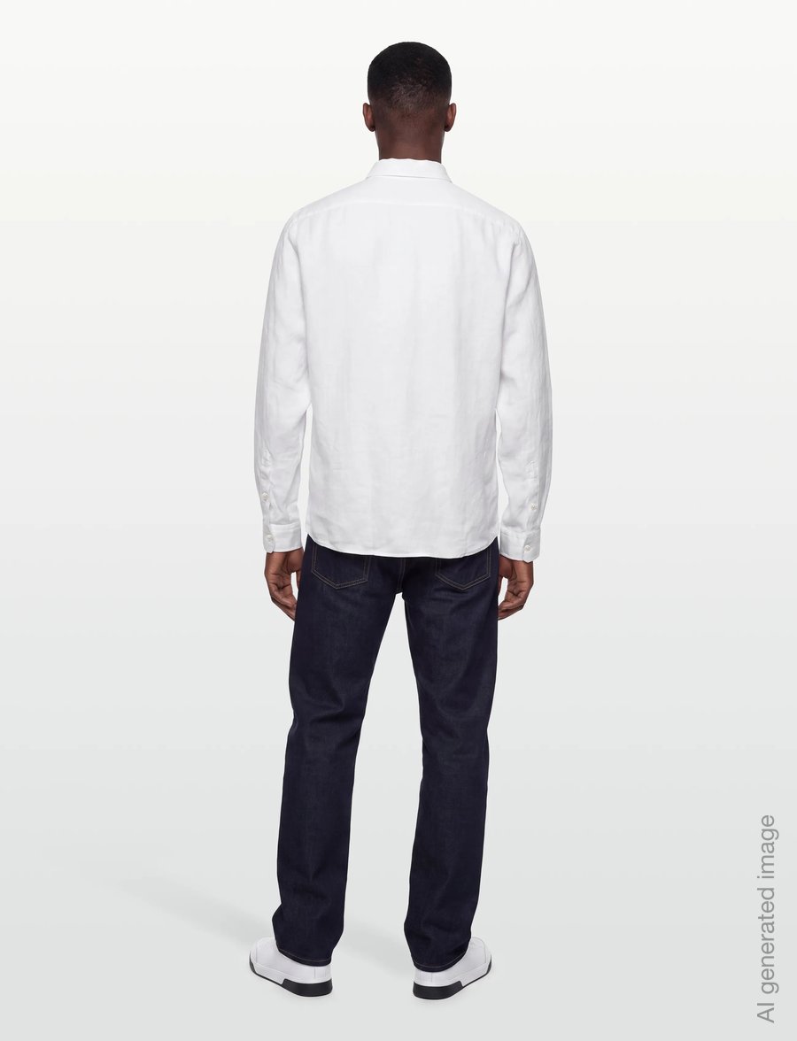 BOSS - C-LIAM-S-BD-262 - leinenhemden - white - 4