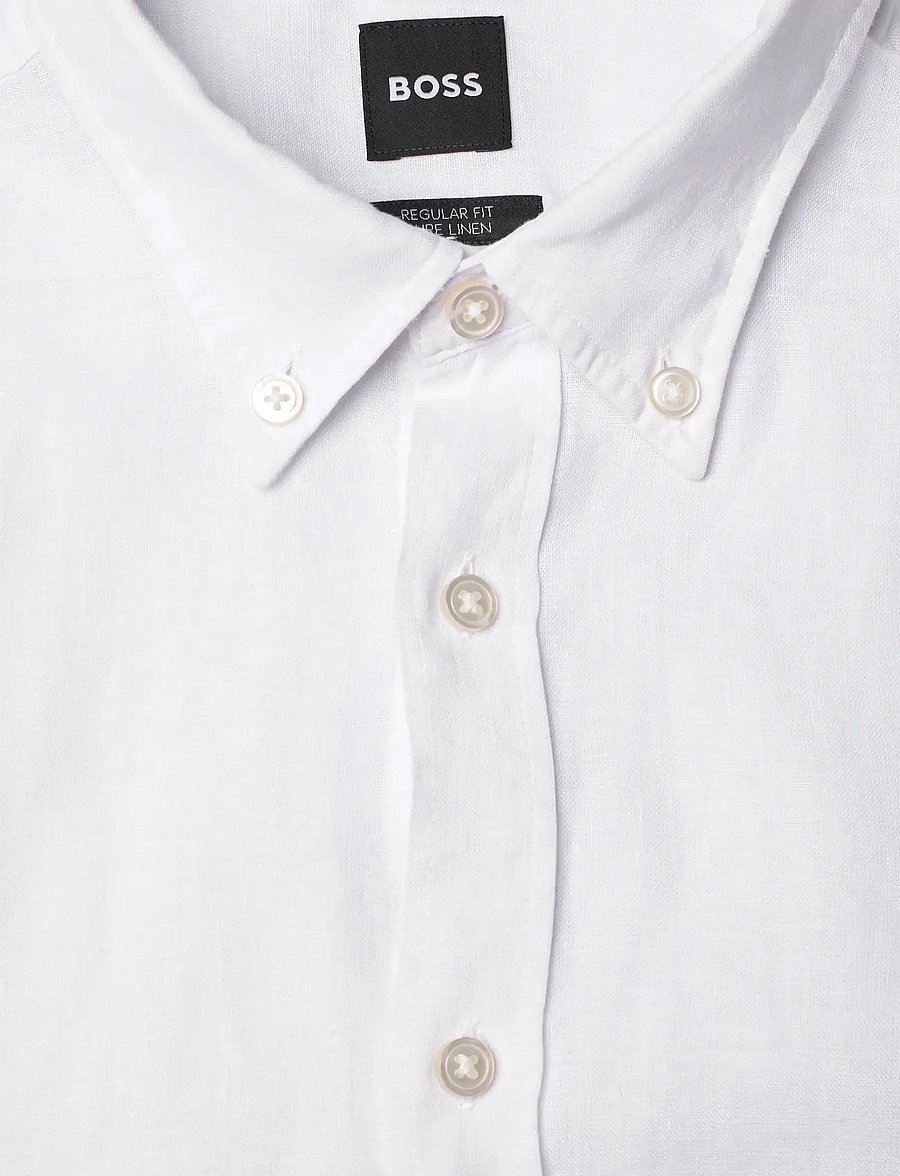 BOSS - C-LIAM-S-BD-262 - leinenhemden - white - 5