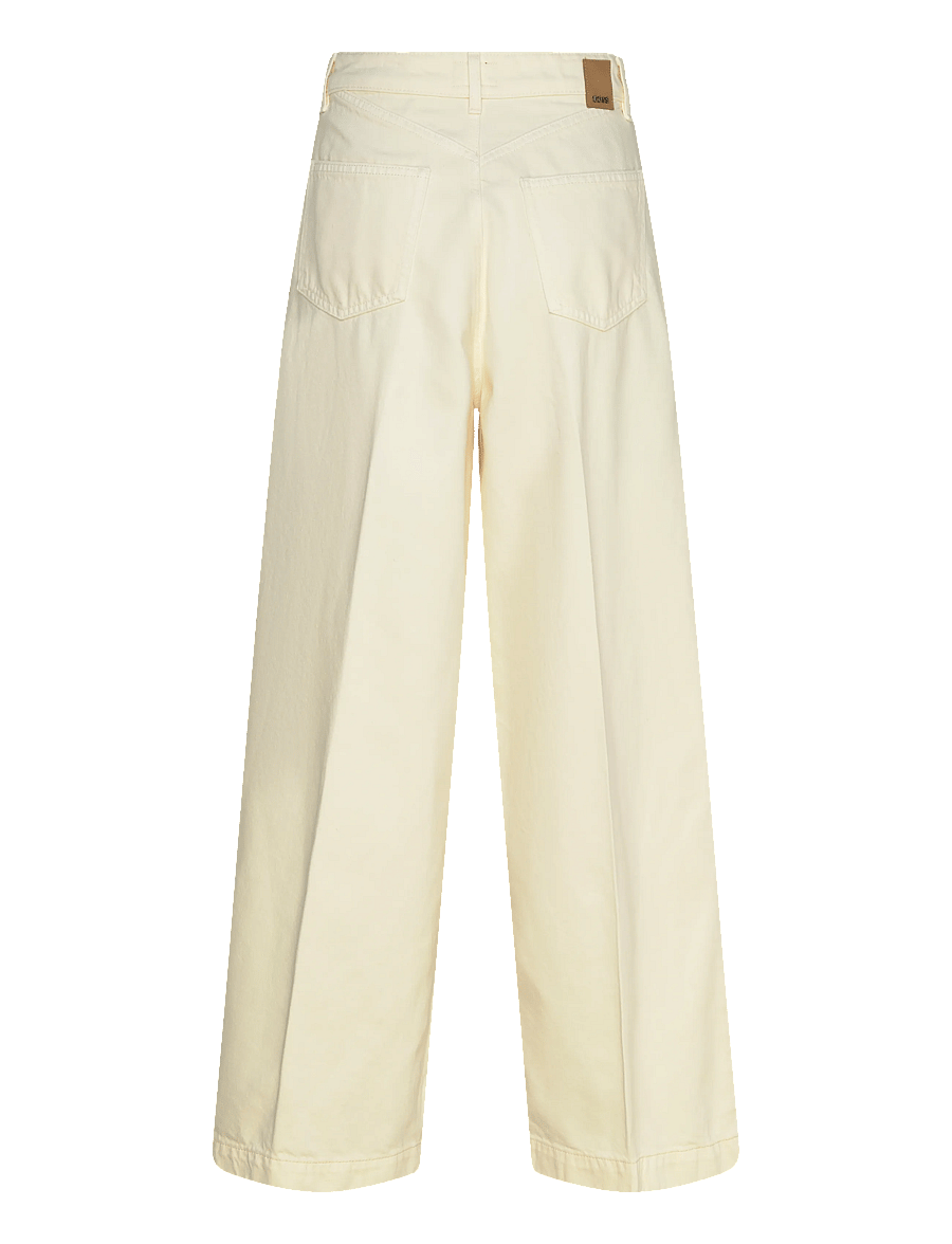 BOSS - CENTRAL 4.0 - hosen mit weitem bein - open white - 2