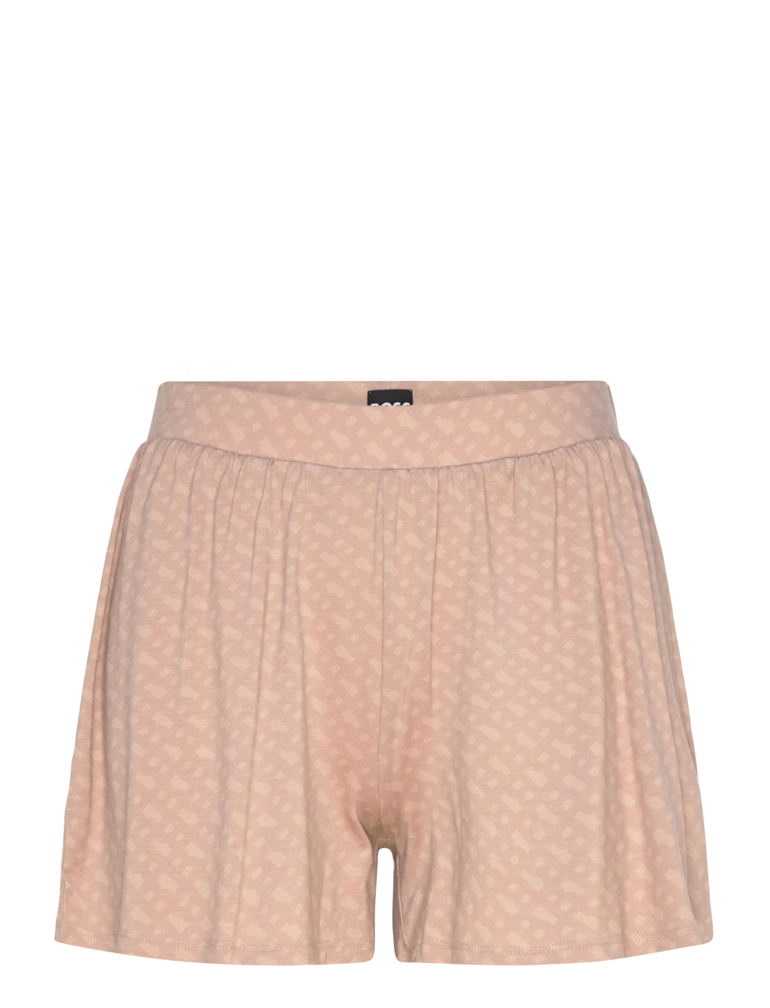 BOSS B Logo_Shorts - Szorty - LIGHT BEIGE / pink/rose