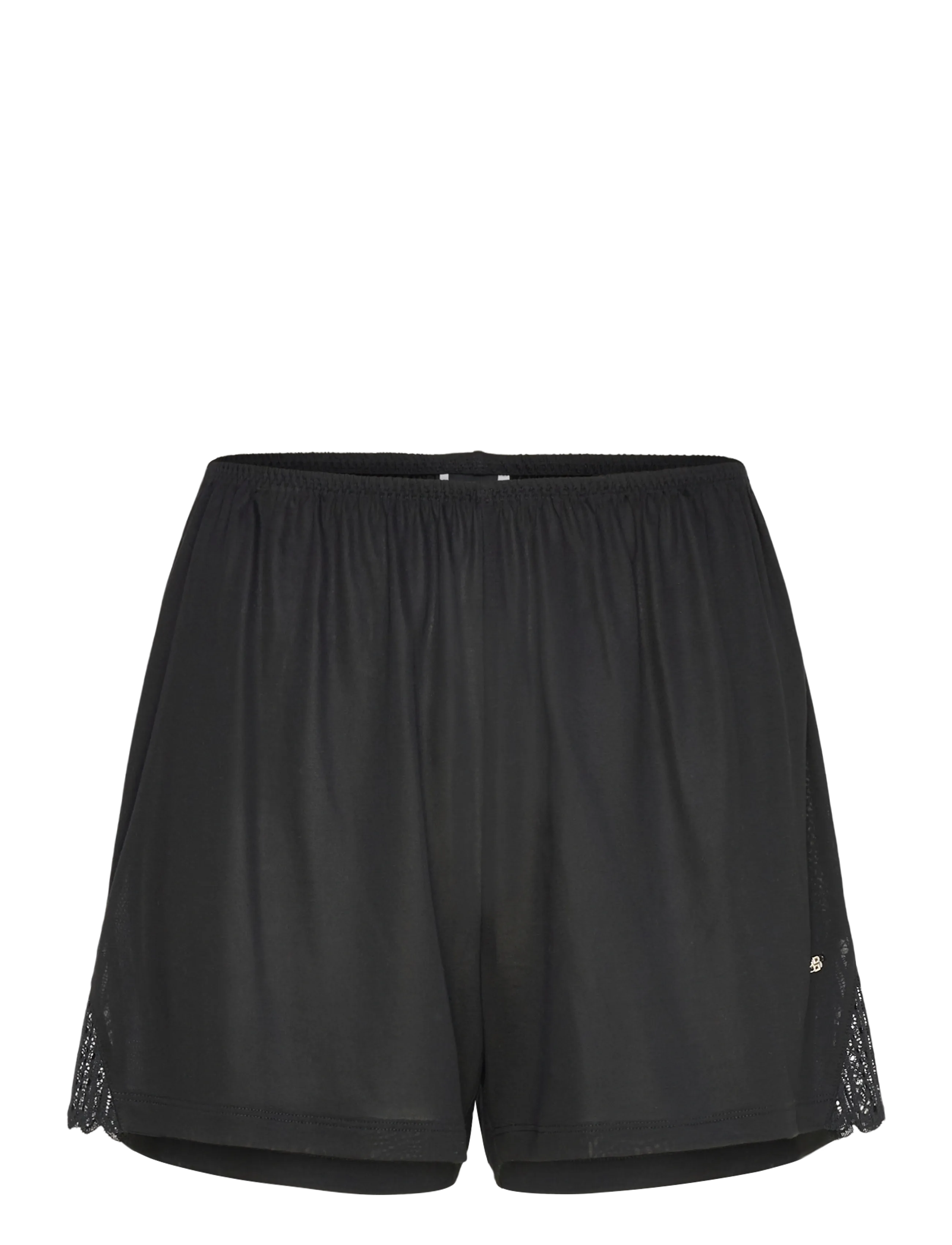 BOSS Guipure_Shorts - Szorty - BLACK / black