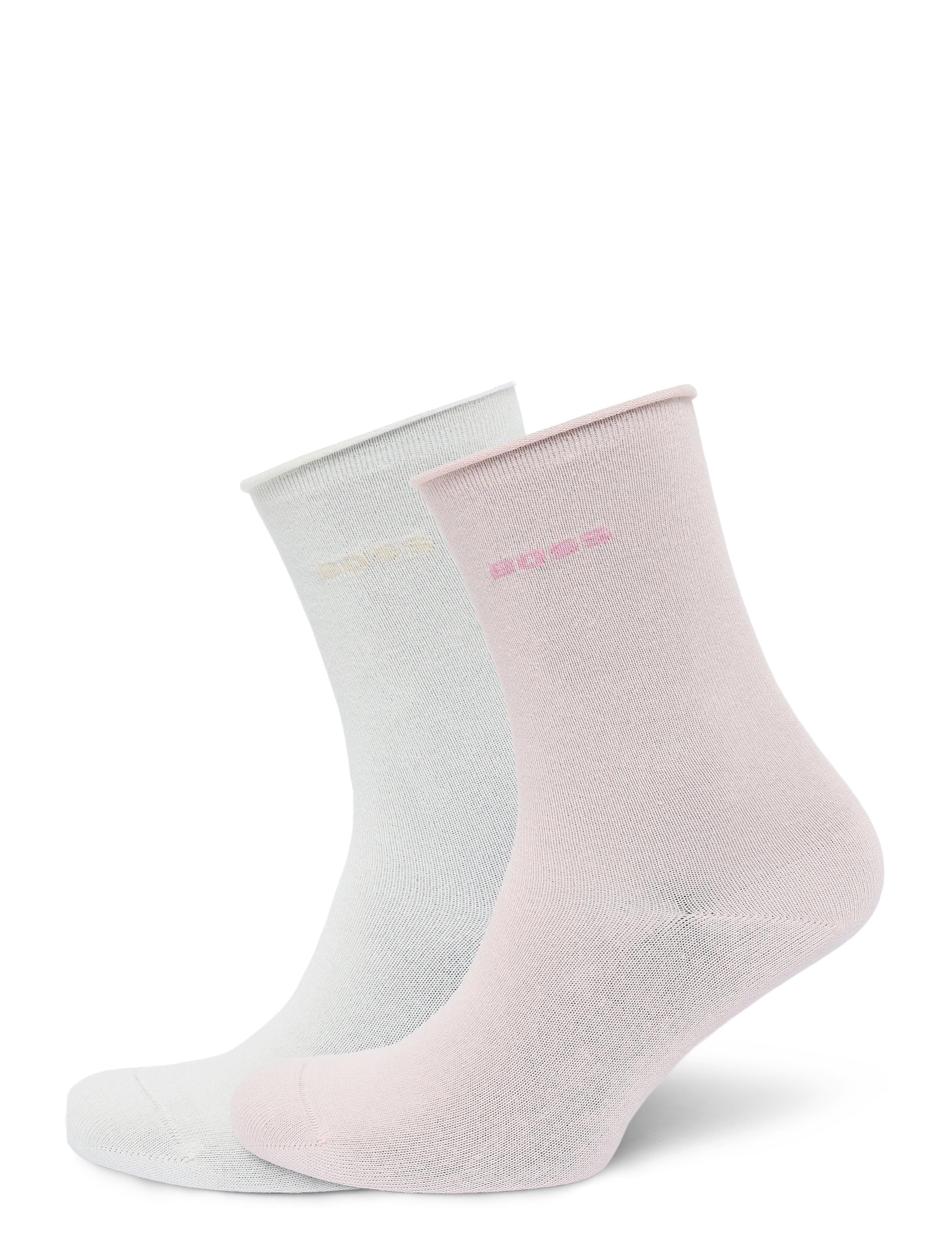 BOSS 2P RS Uni Logo VB W - Normale Socken - LIGHT/PASTEL PINK / pink/rose