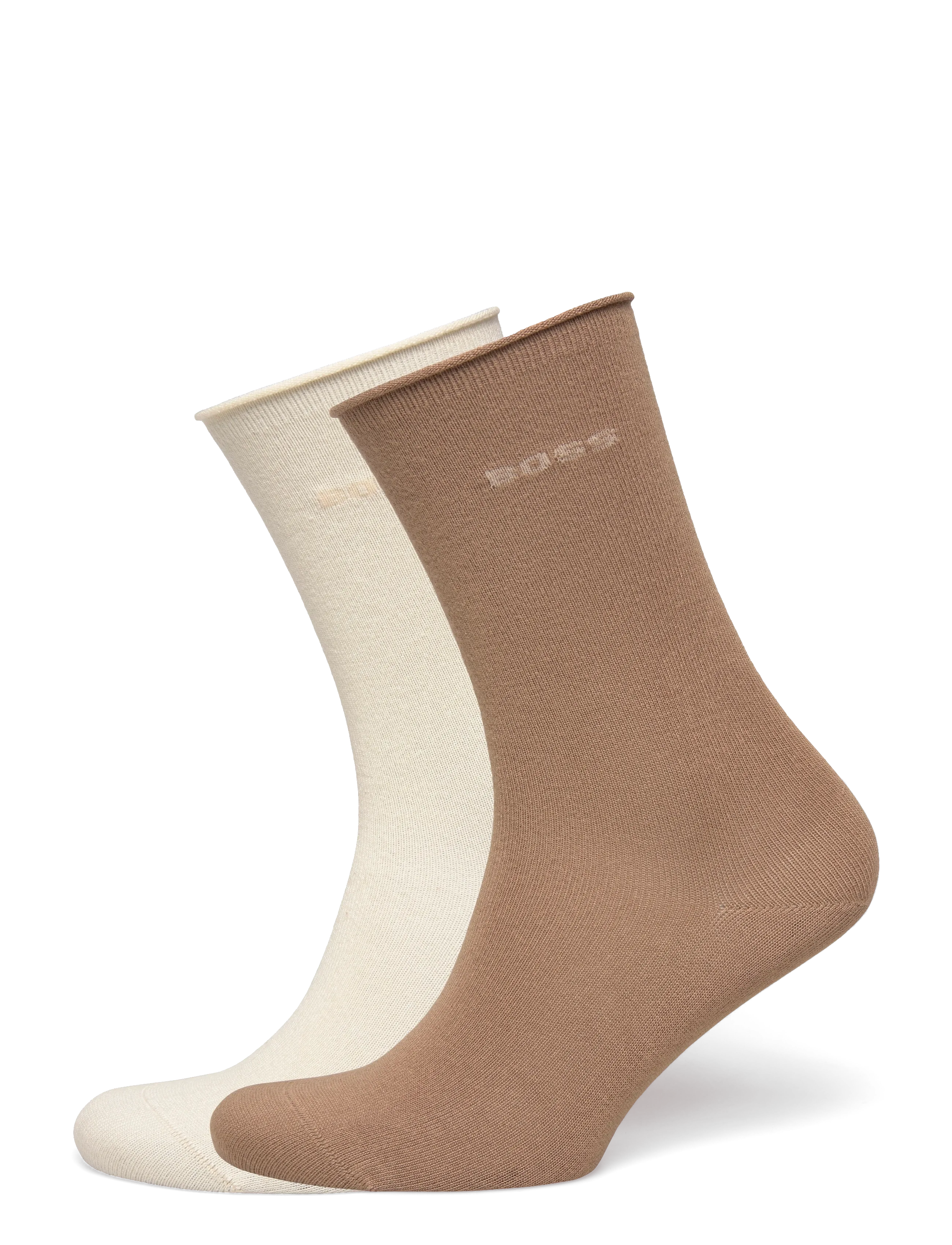 BOSS 2P RS Uni Logo VB W - Regular socks - MEDIUM BEIGE / beige