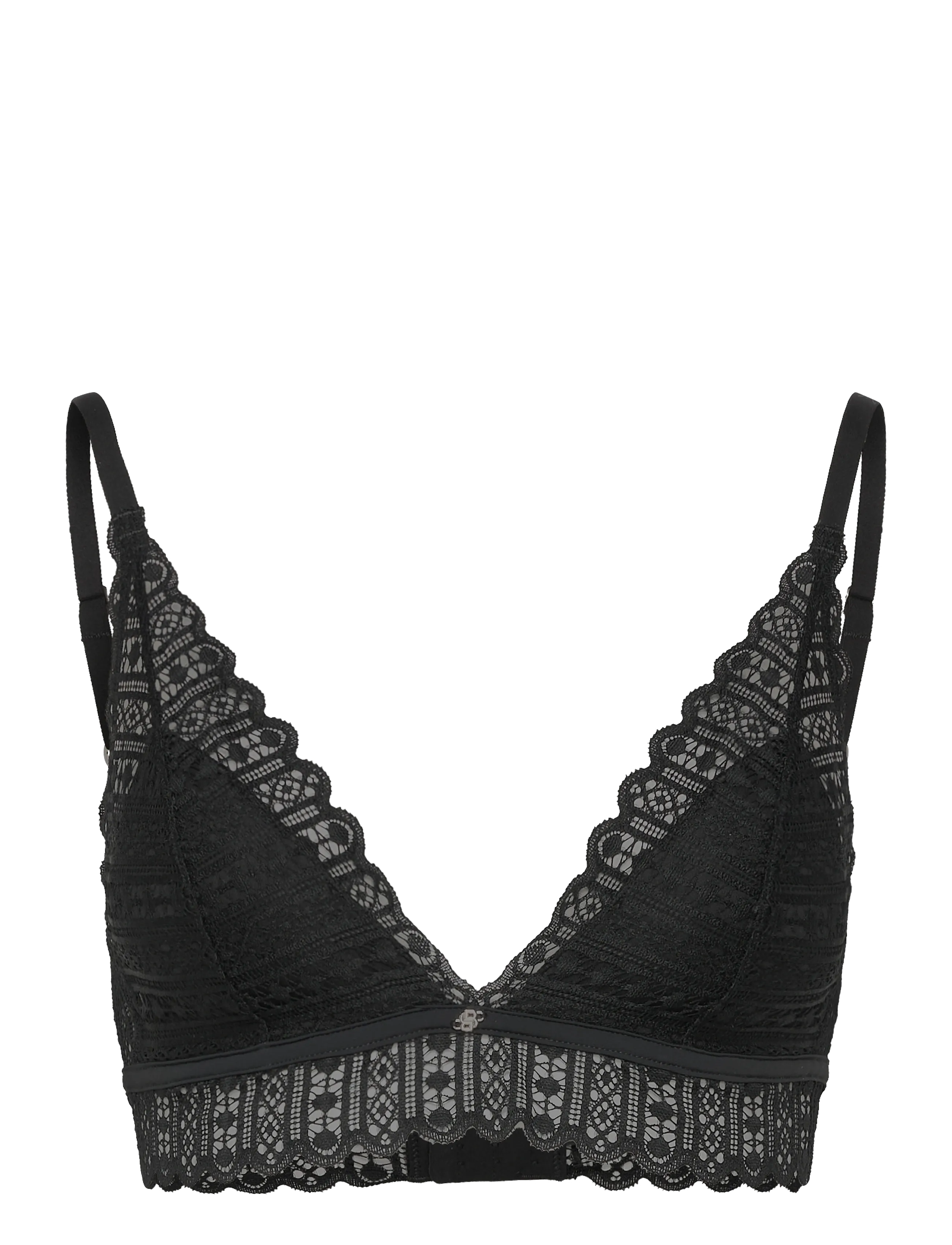 BOSS TRIANGLE_GUIPURE - BH:ar - BLACK / black