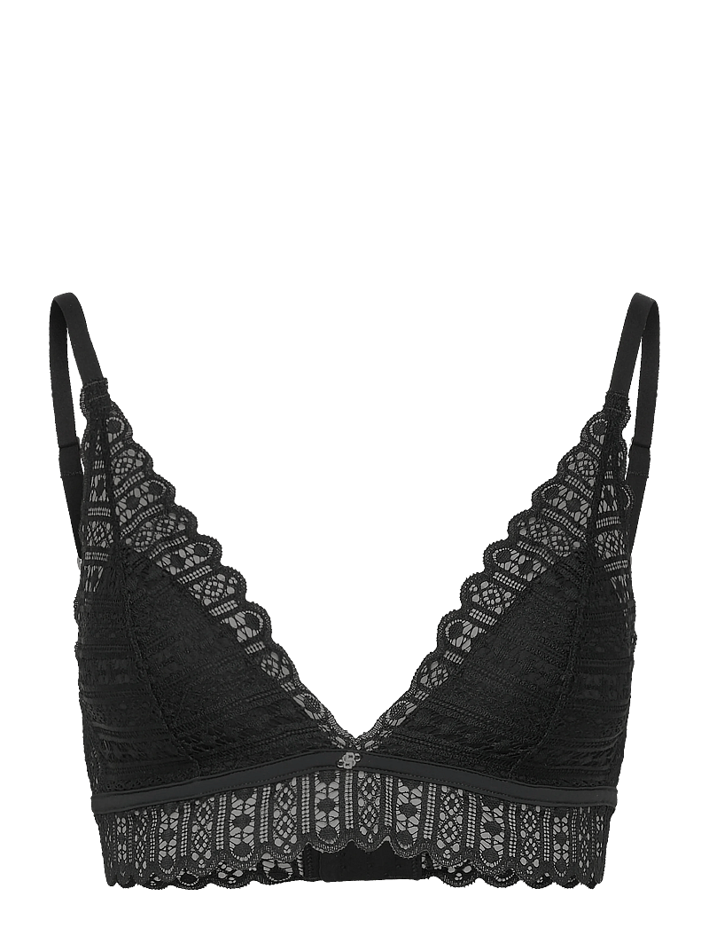 BOSS - TRIANGLE_GUIPURE - bralette - black - 0