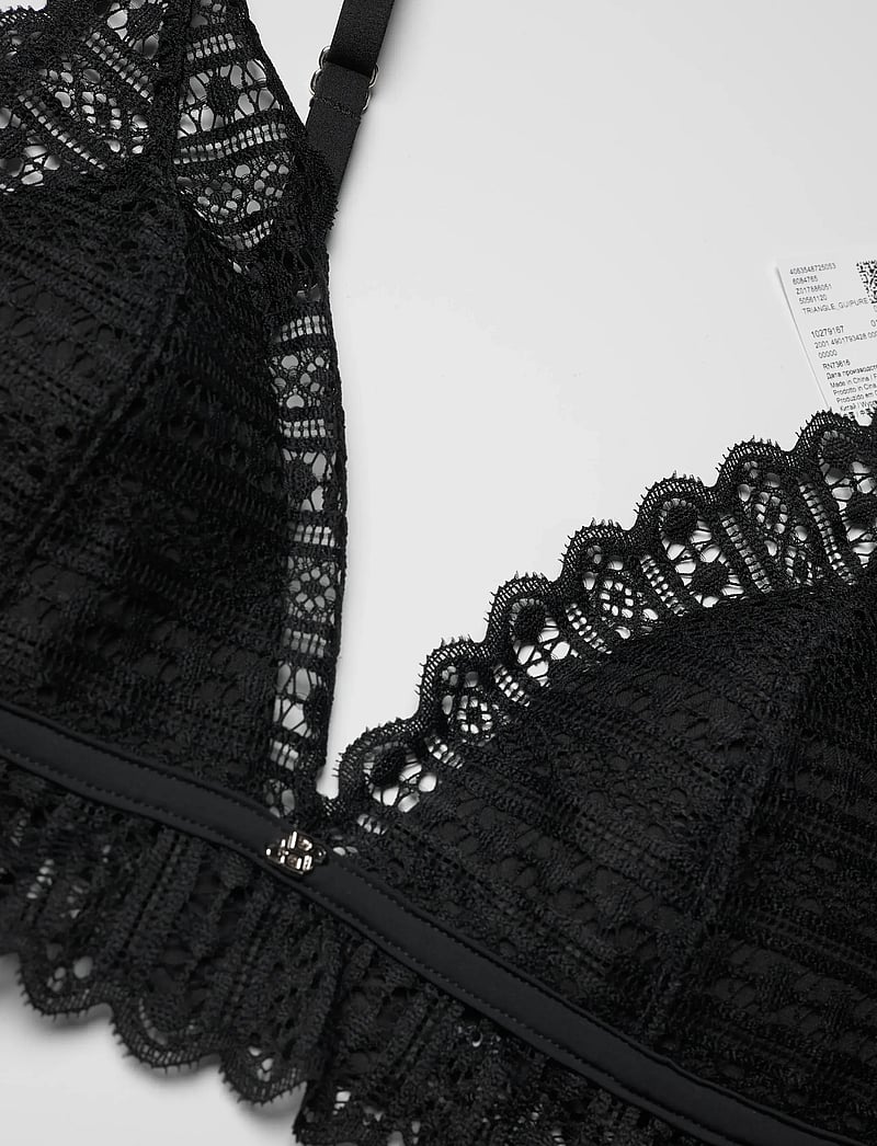 BOSS - TRIANGLE_GUIPURE - bralette - black - 2