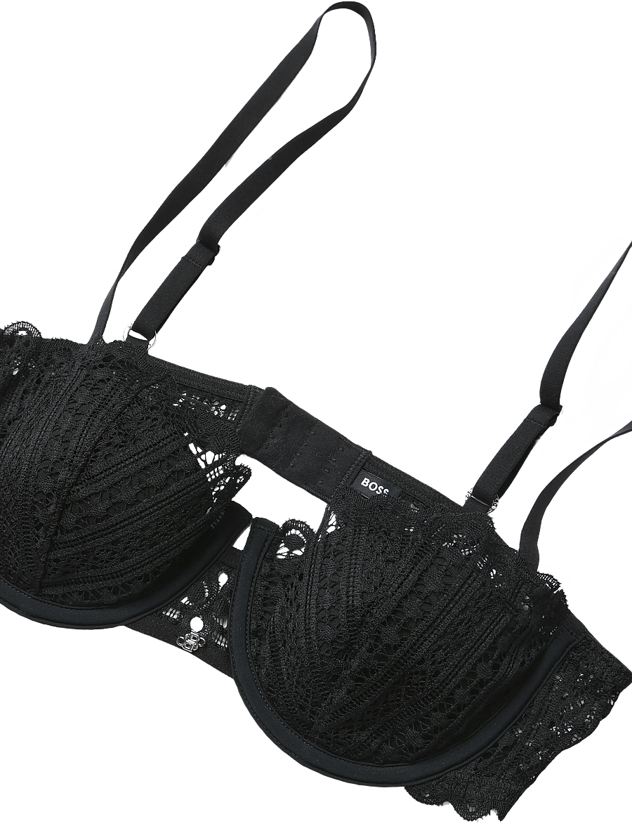 BOSS - BALCONETTE_GUIPURE - black - 2