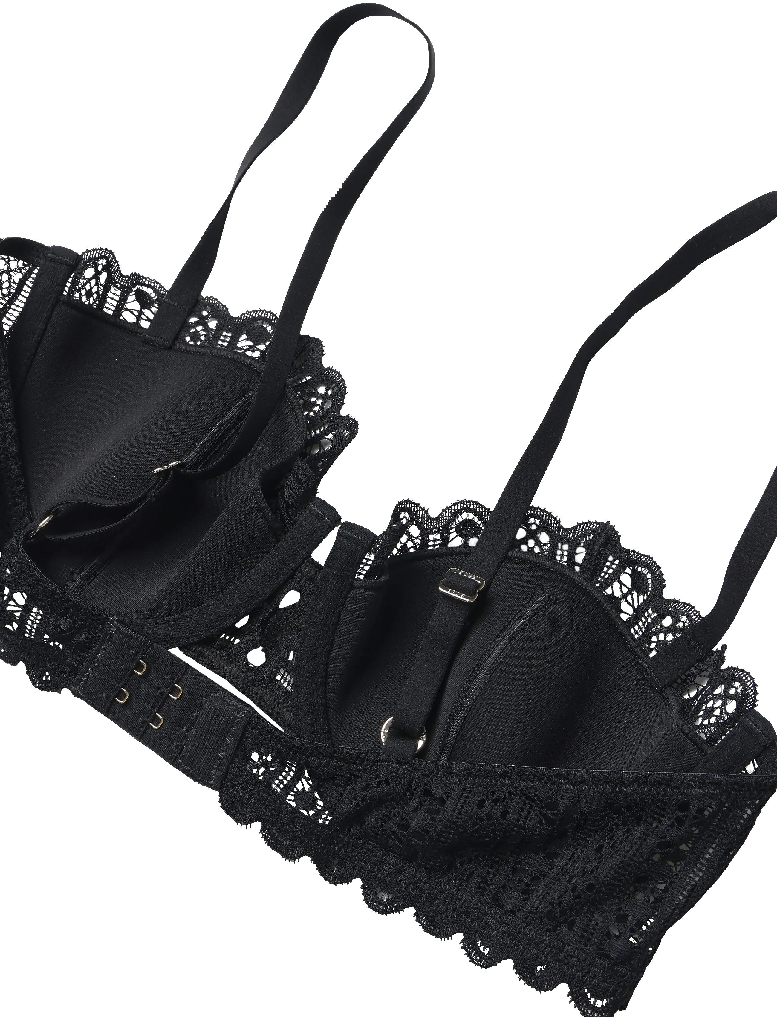 BOSS - BALCONETTE_GUIPURE - black - 3