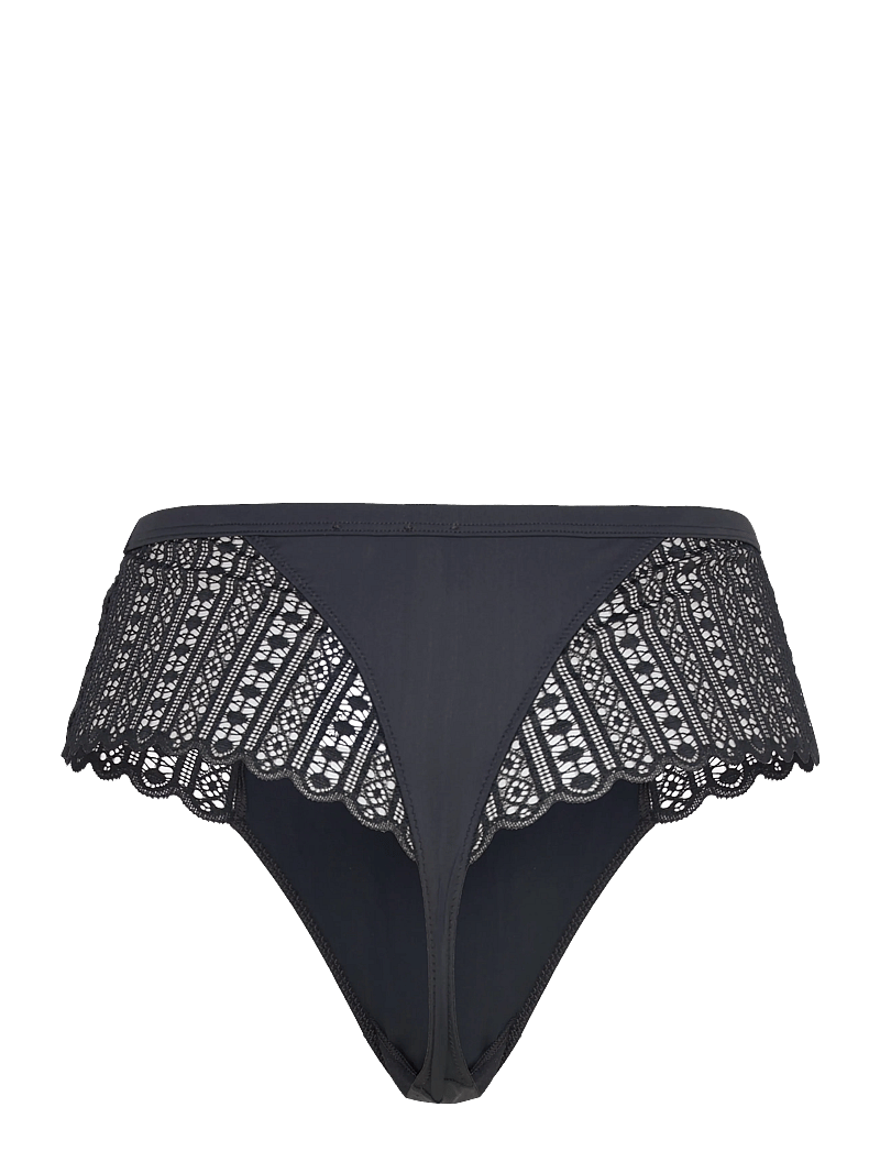 BOSS - HW THONG_GUIPURE - string - black - 1