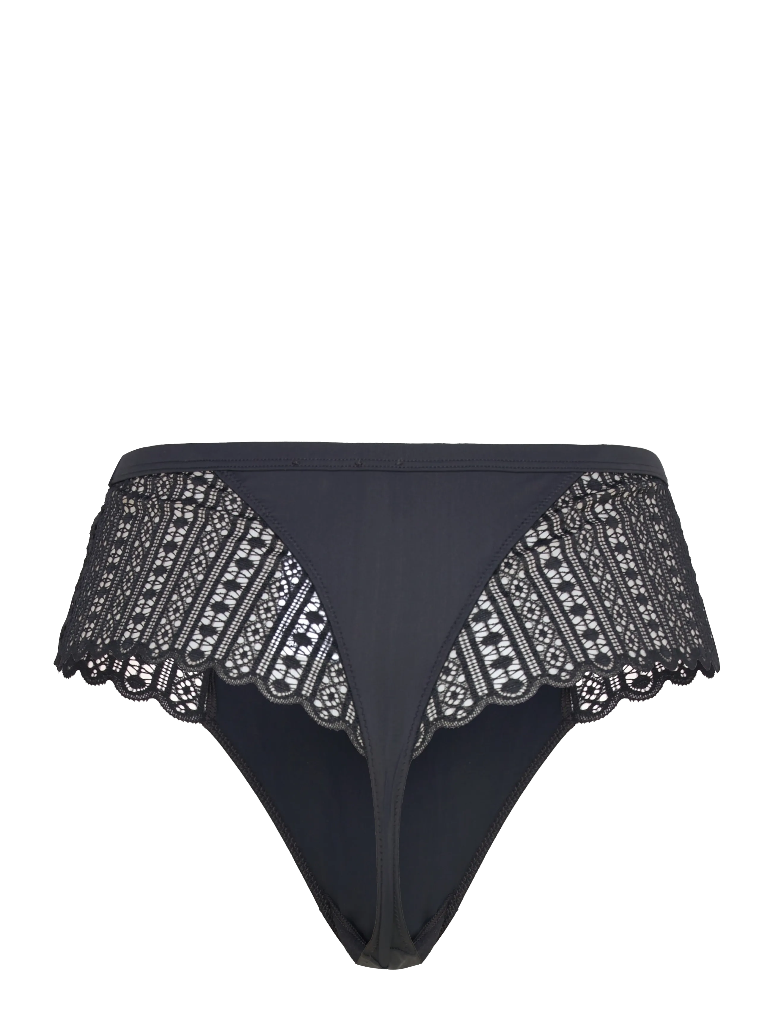 BOSS - HW THONG_GUIPURE - laveste priser - black - 1