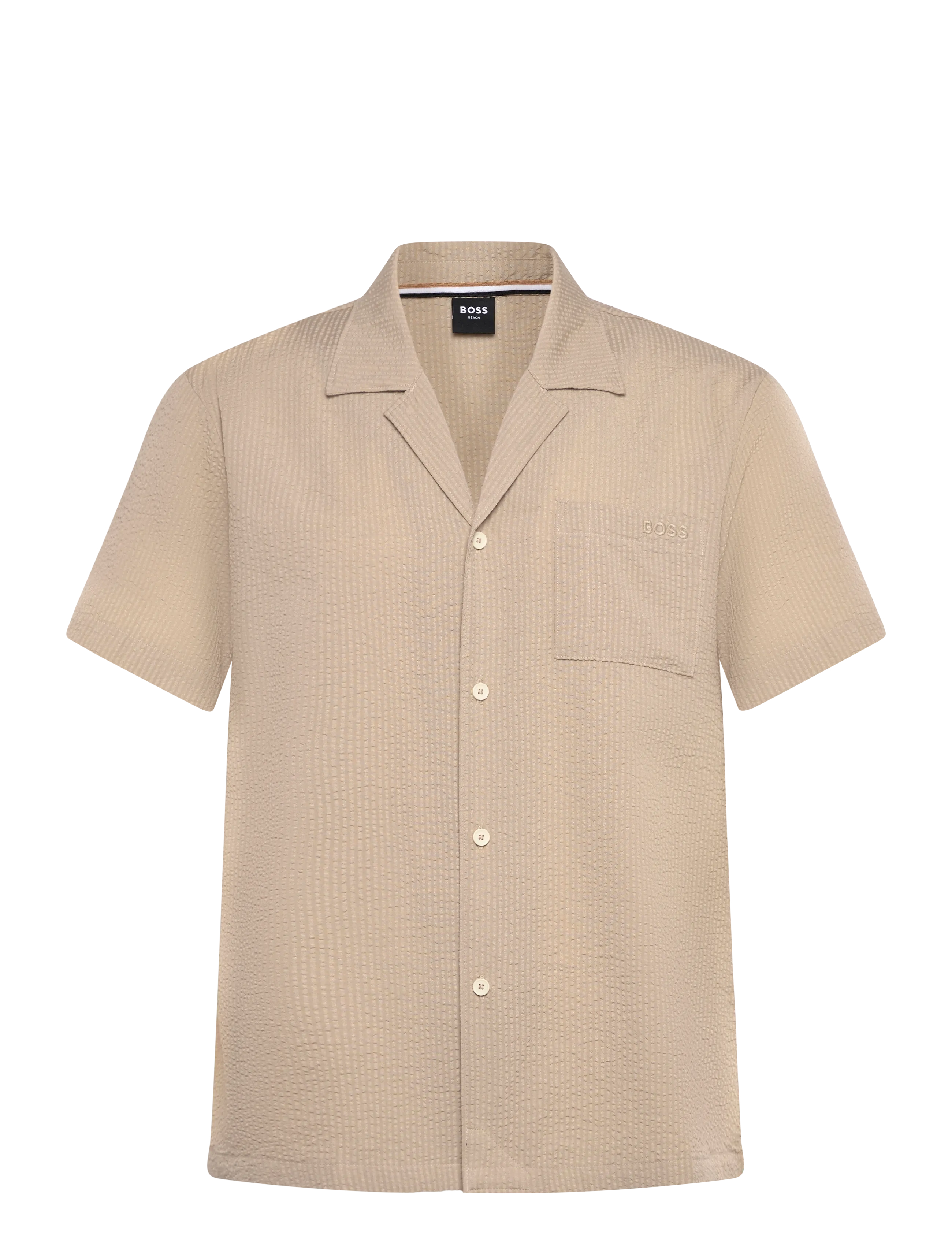 BOSS Relax_Shirt, M, Shirts, Beige - Casual Männerswear