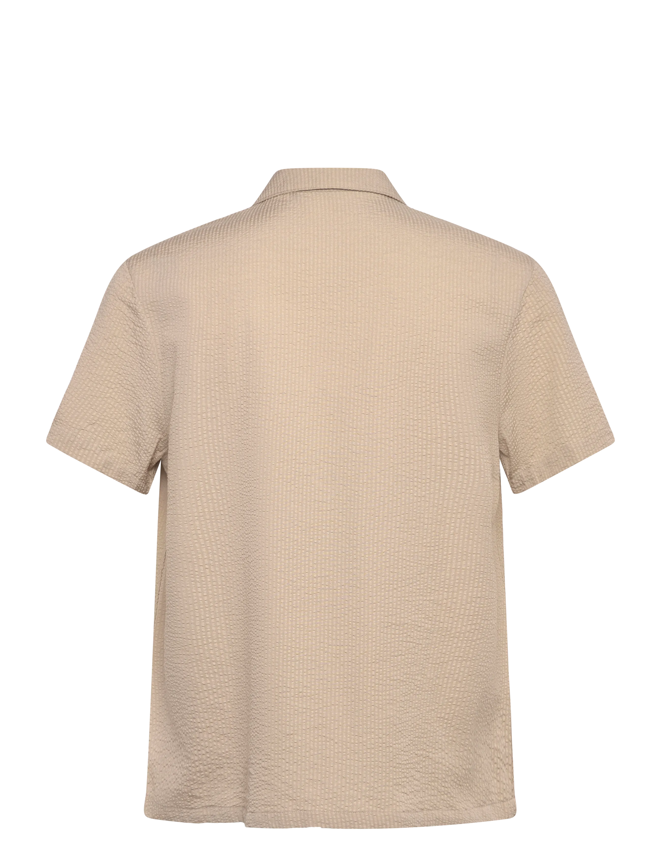 BOSS - Relax_Shirt - kortärmade skjortor - light beige - 1
