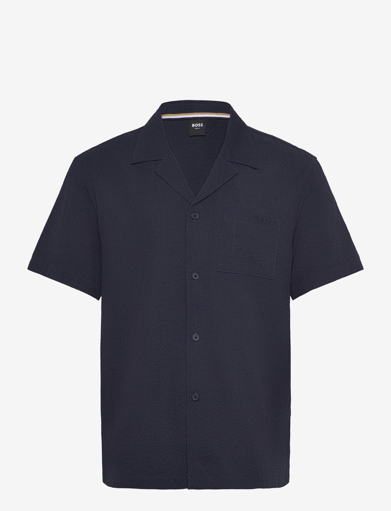 BOSS - Relax_Shirt - kortærmede skjorter - navy - 0