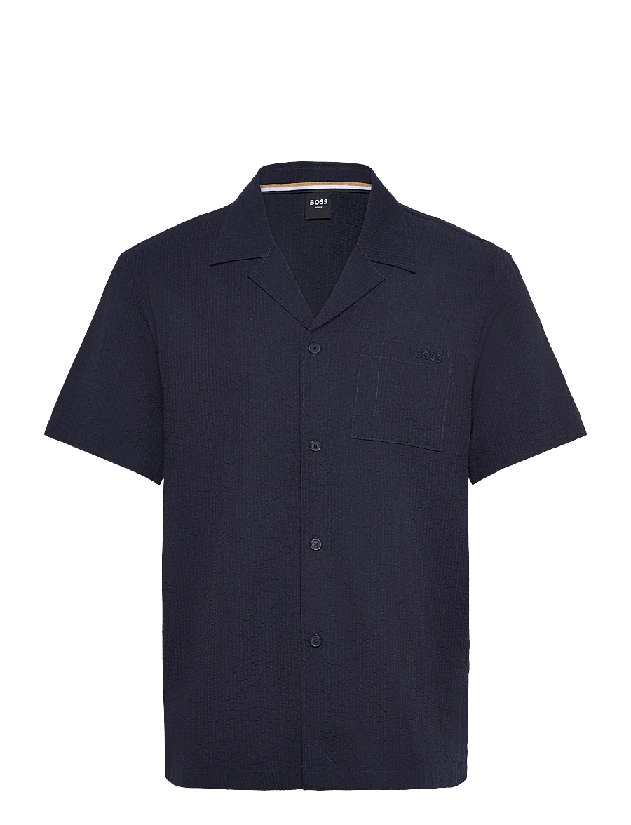 BOSS - Relax_Shirt - chemises à manches courtes - navy - 0