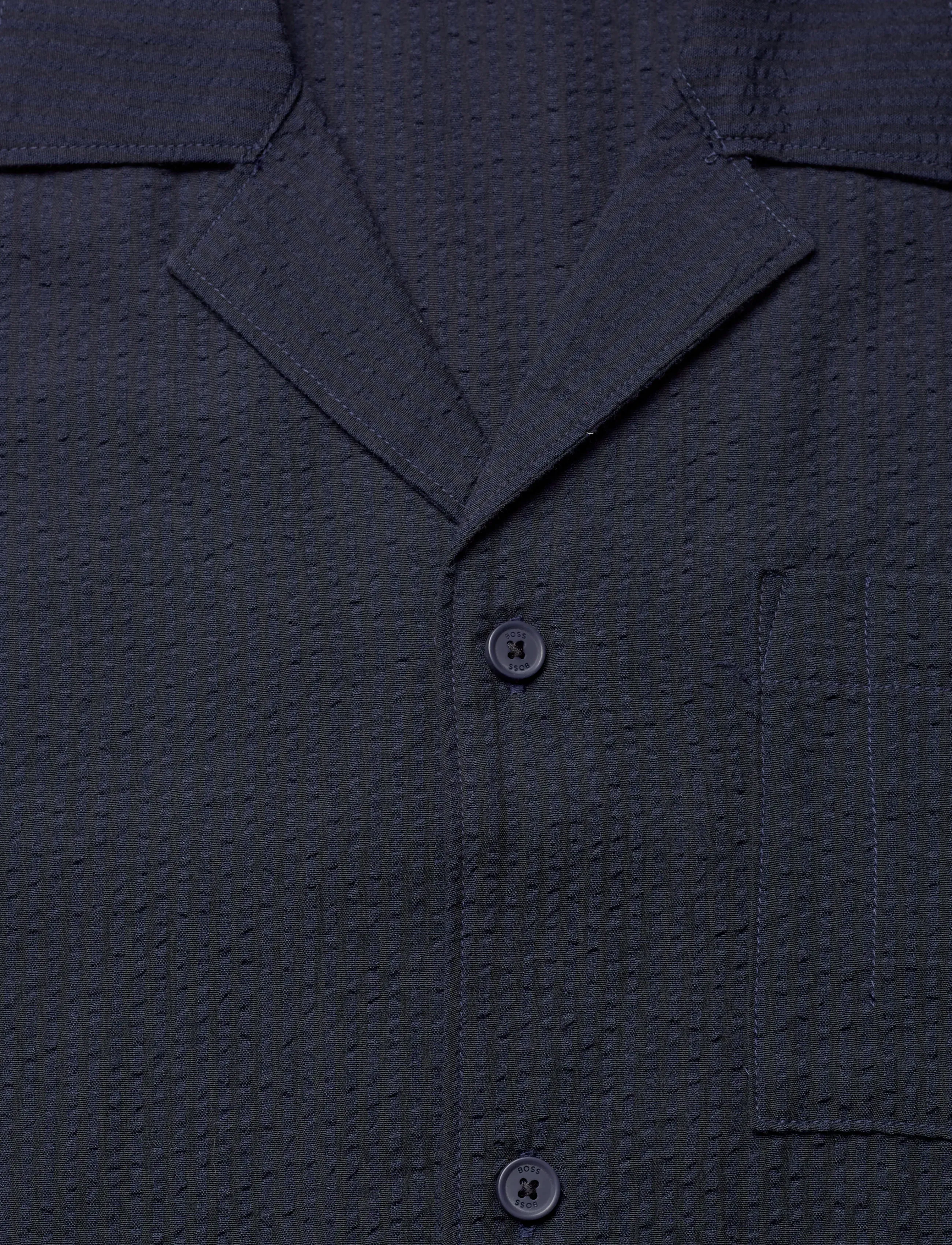 BOSS - Relax_Shirt - short-sleeved shirts - navy - 2