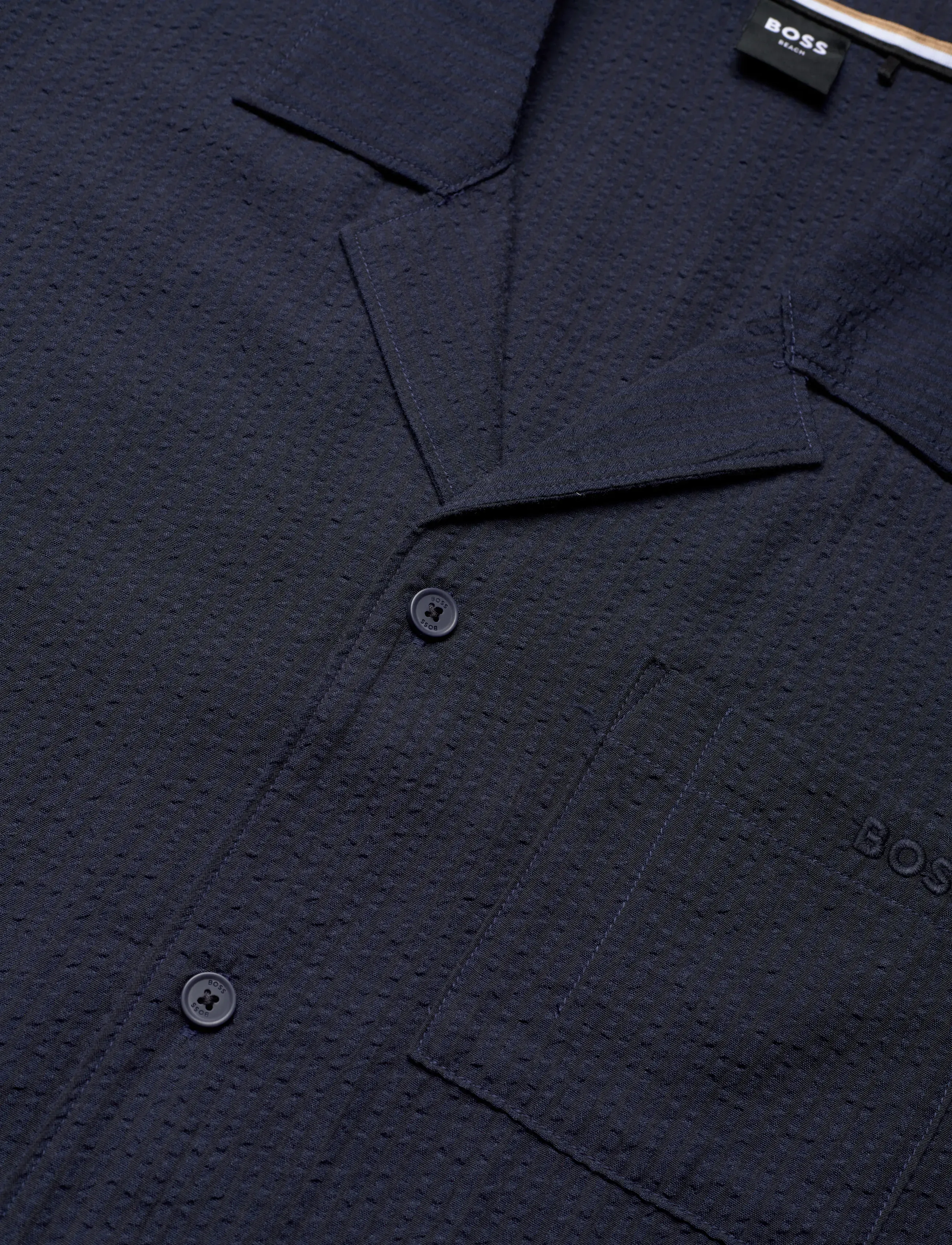 BOSS - Relax_Shirt - short-sleeved shirts - navy - 3