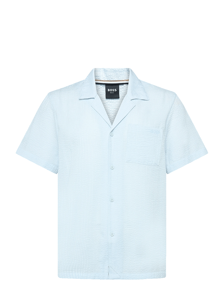BOSS - Relax_Shirt - chemises à manches courtes - open blue - 0