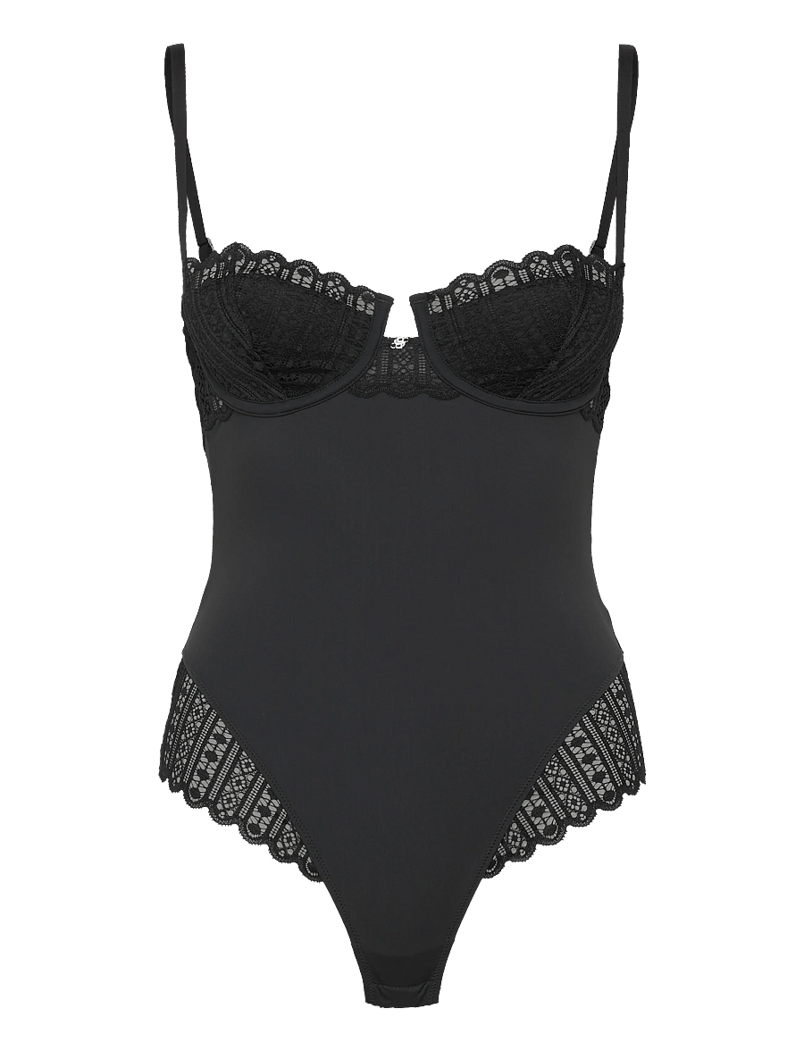 BOSS - BODYSUIT_GUIPURE - særlige begivenheder - black - 0