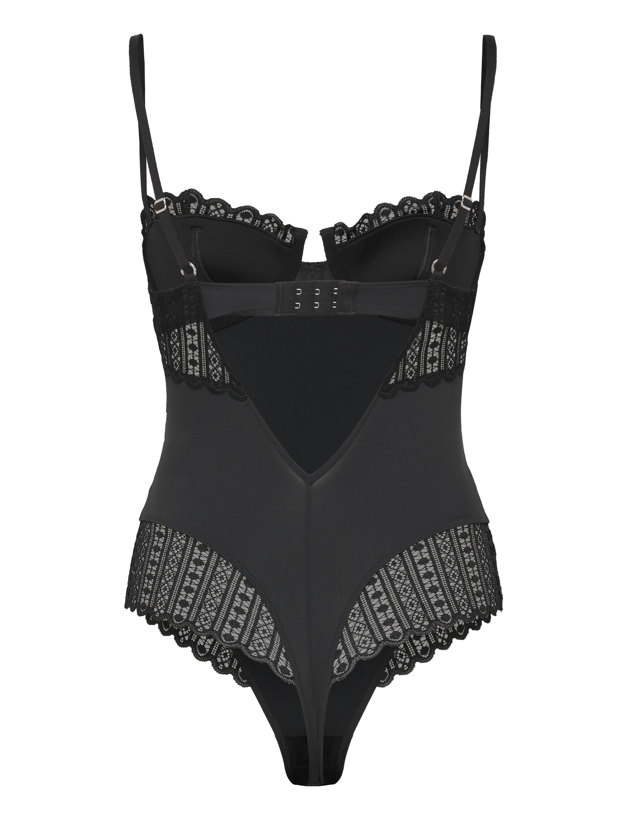 BOSS - BODYSUIT_GUIPURE - bodies & slips - black - 1