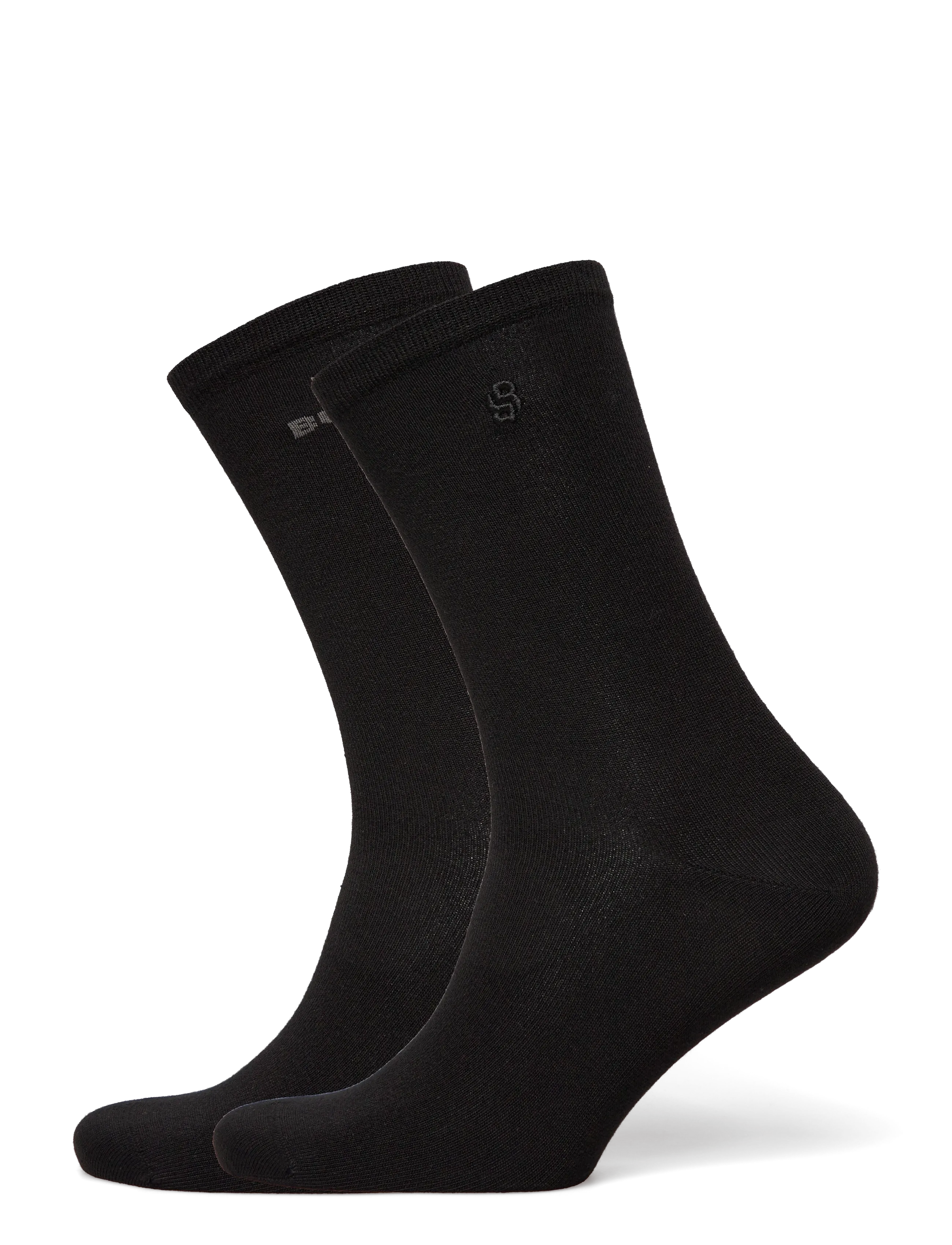 BOSS 2P RS DoubleB EV W - Almindelige strømper - BLACK / black
