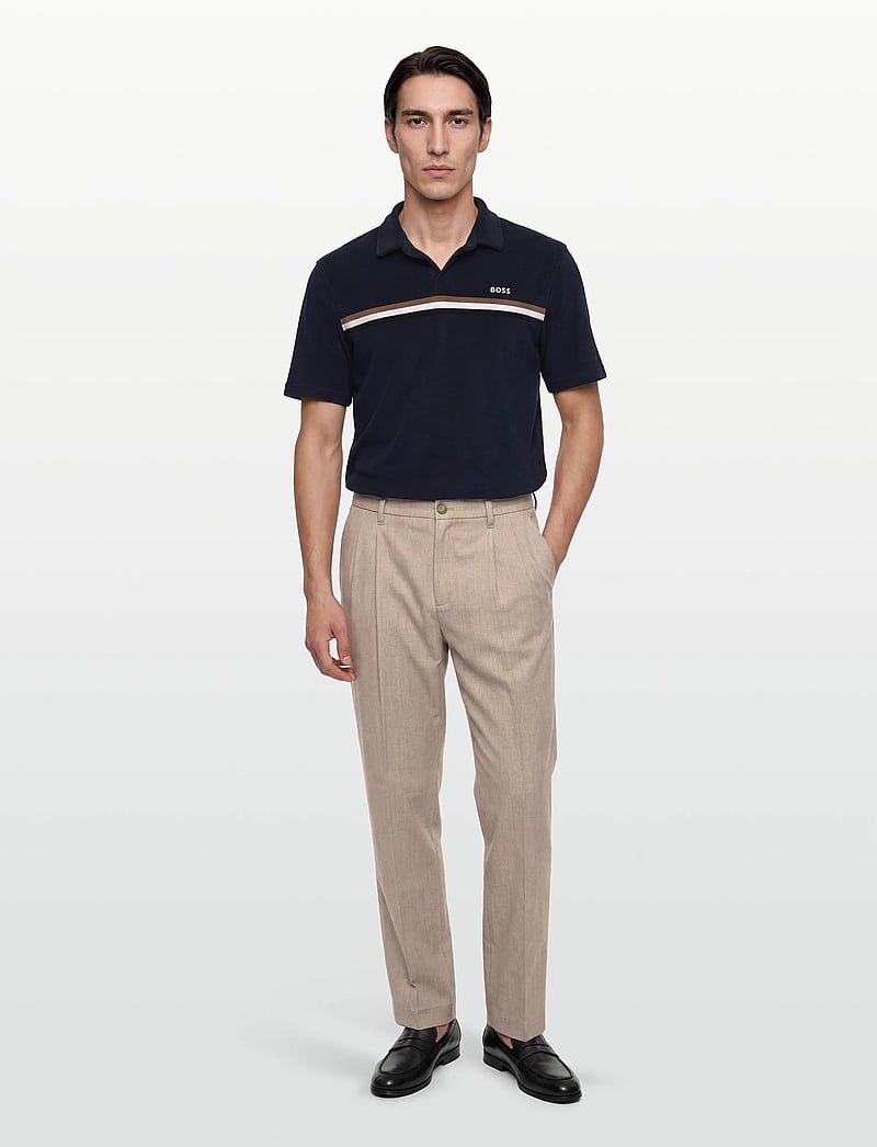 BOSS - Iconic_Polo_Shirt - kortærmede poloer - navy - 0