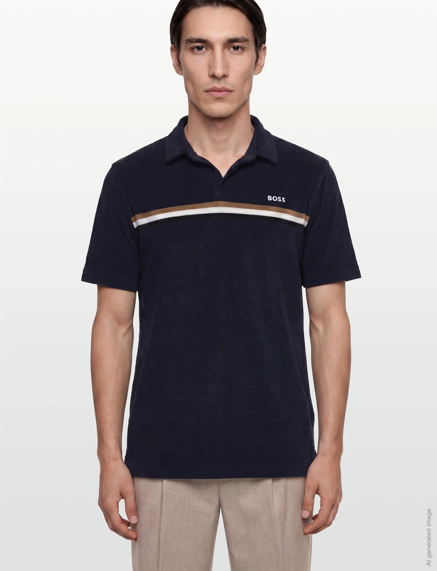 BOSS - Iconic_Polo_Shirt - kurzärmelig - navy - 3