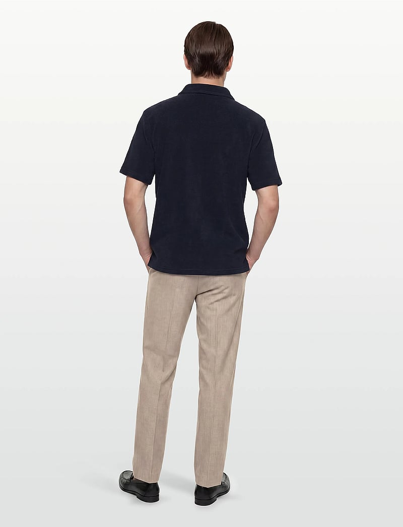 BOSS - Iconic_Polo_Shirt - kortærmede poloer - navy - 4