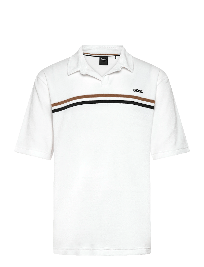 BOSS - Iconic_Polo_Shirt - lühikeste varrukatega polod - white - 0