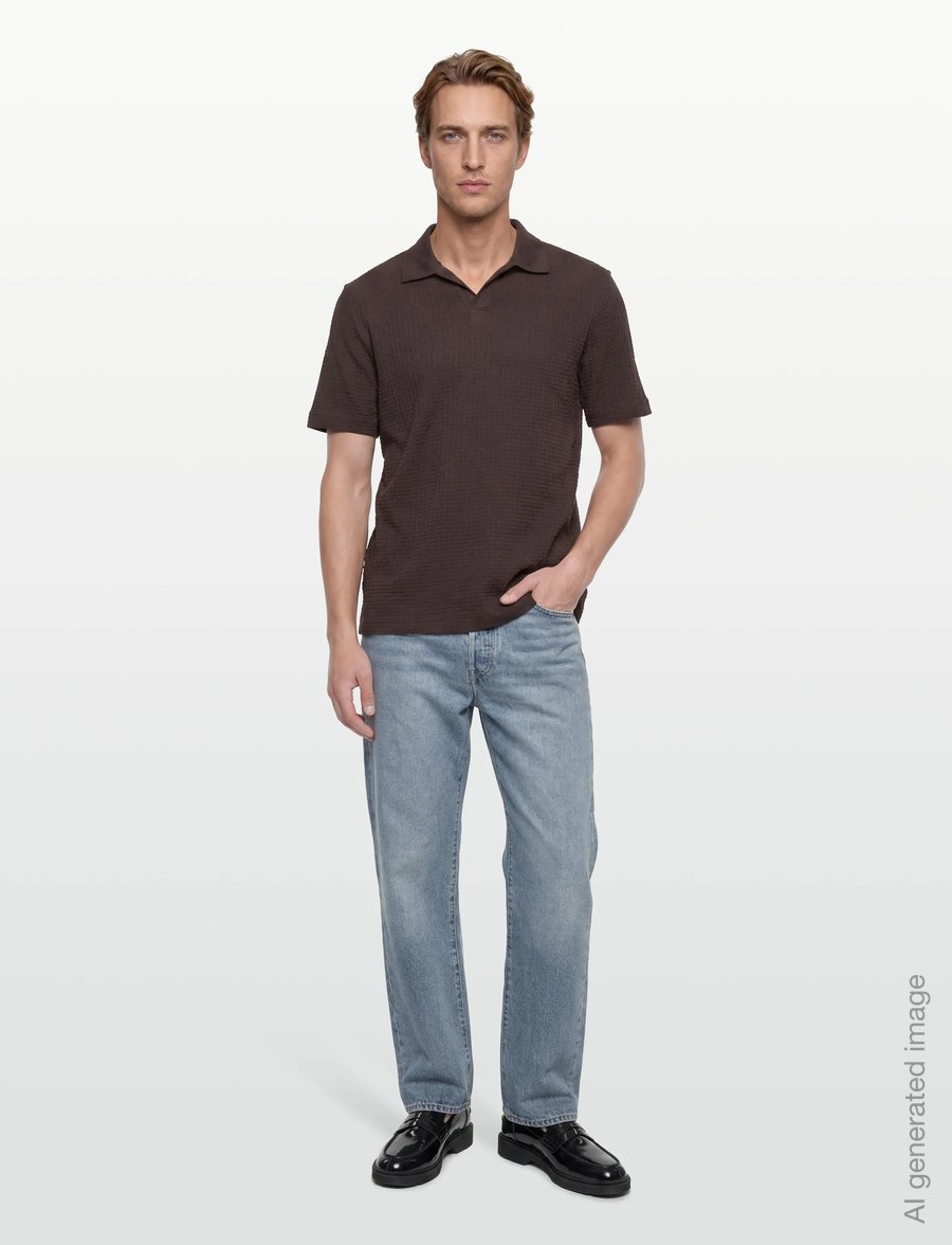 BOSS - H-Pye 251 - kurzärmelig - dark brown - 0