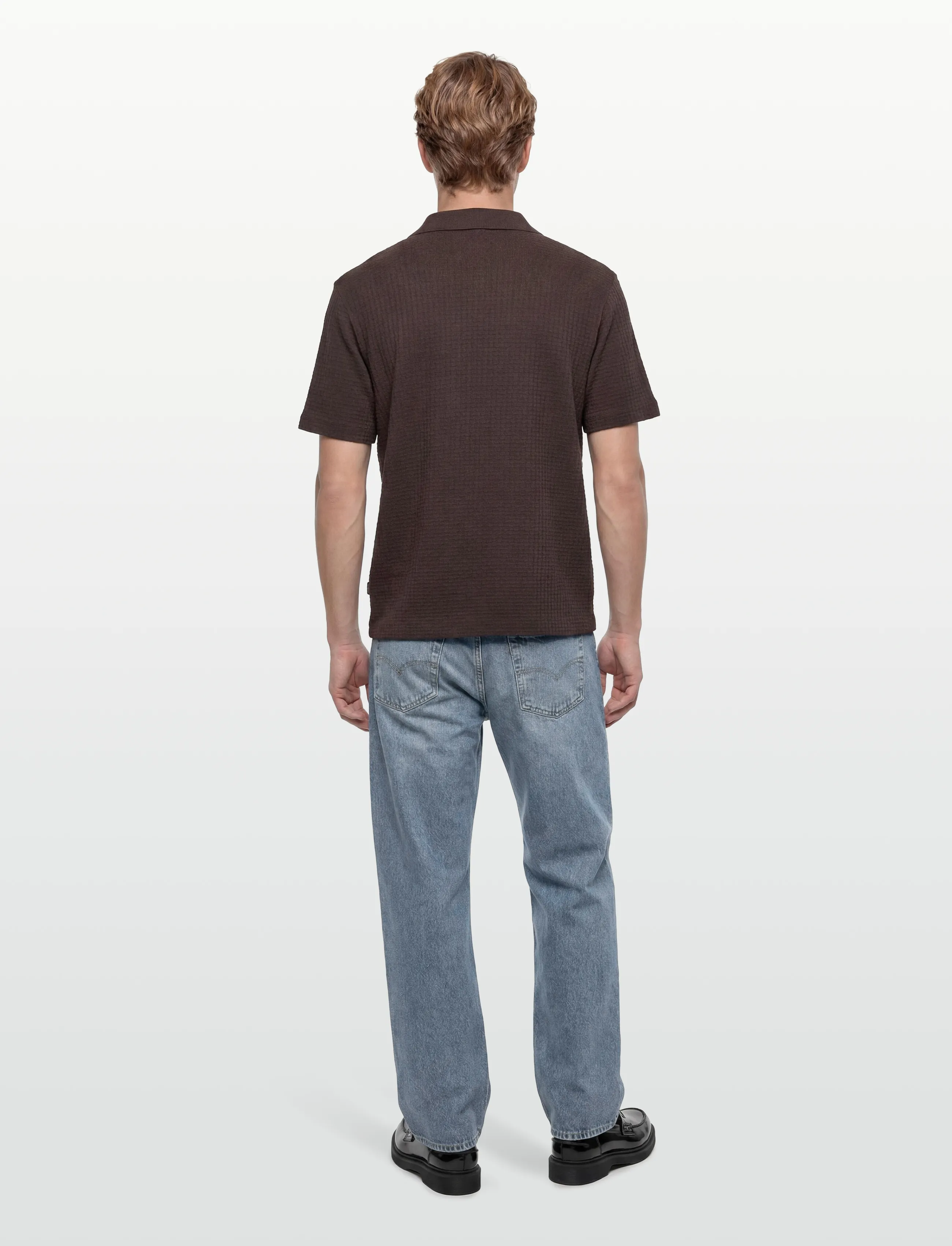 BOSS - H-Pye 251 - krótki rękaw - dark brown - 4