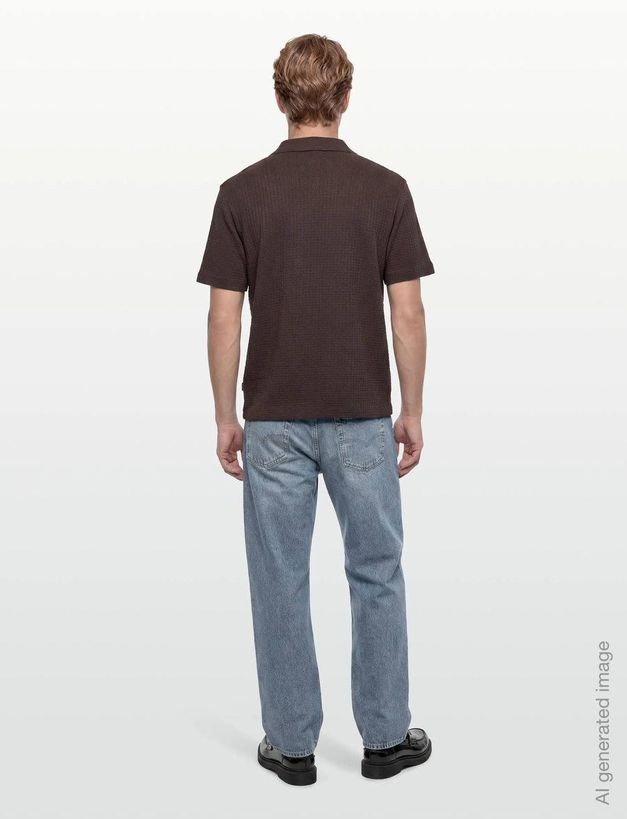 BOSS - H-Pye 251 - kurzärmelig - dark brown - 4