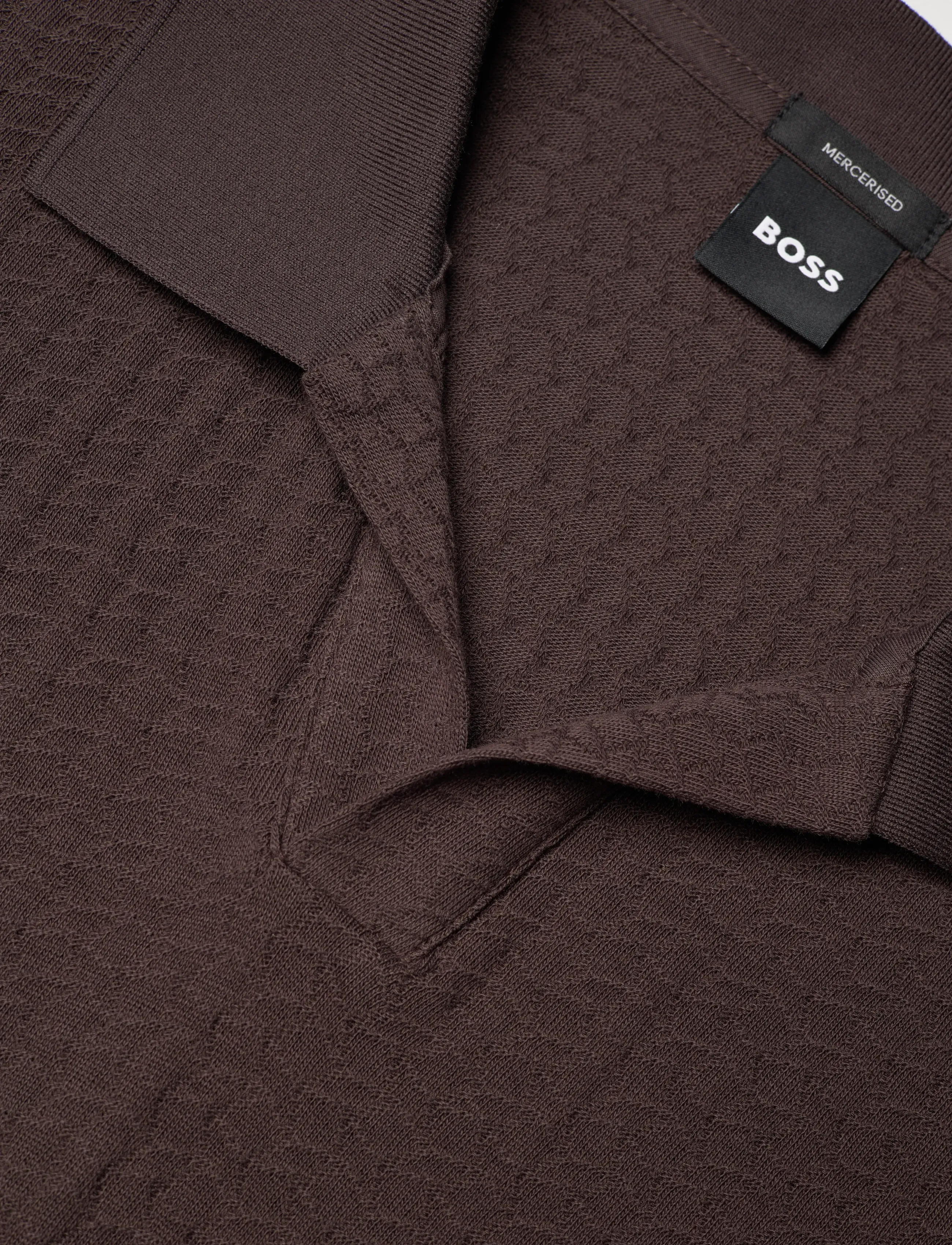 BOSS - H-Pye 251 - krótki rękaw - dark brown - 5