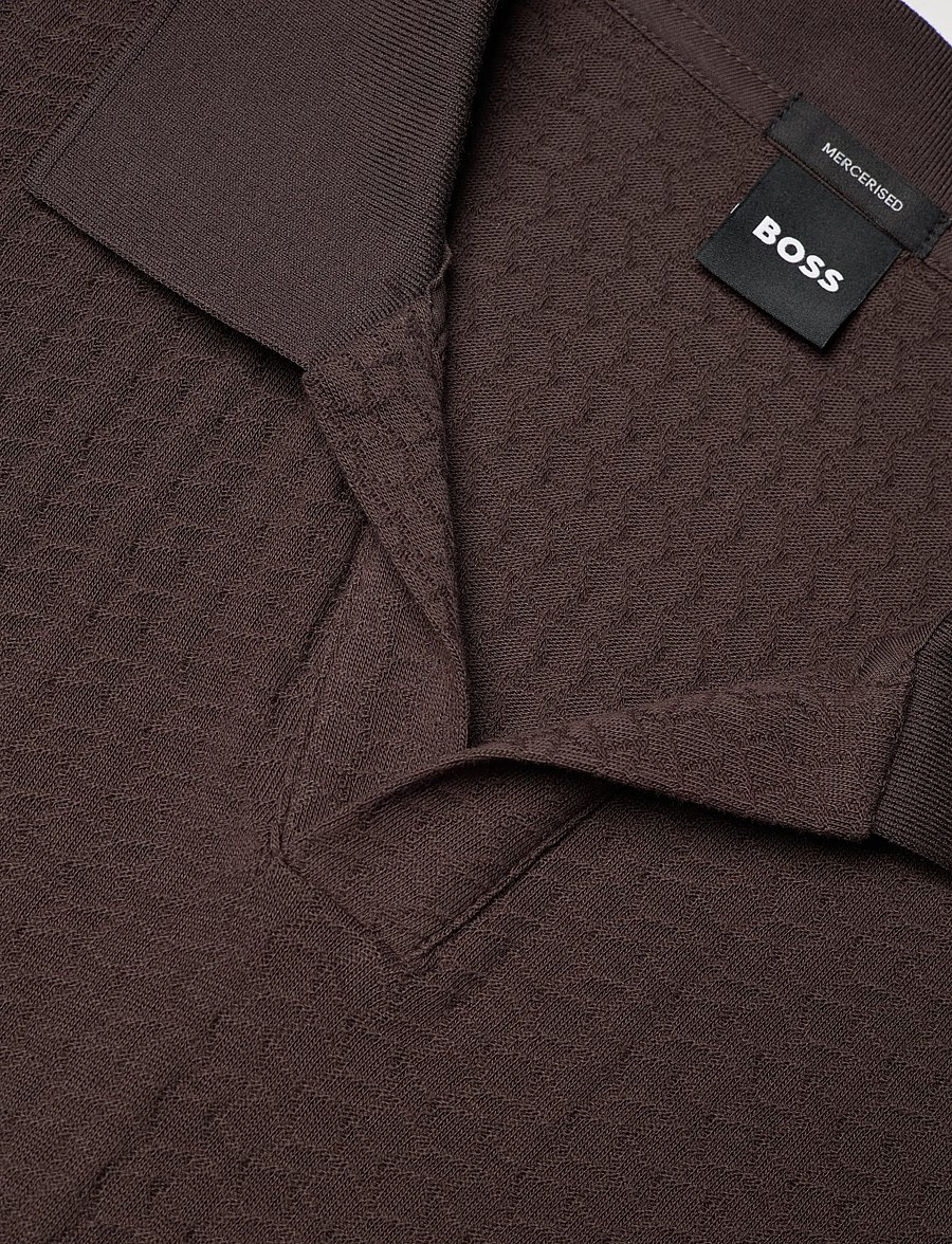 BOSS - H-Pye 251 - kurzärmelig - dark brown - 5