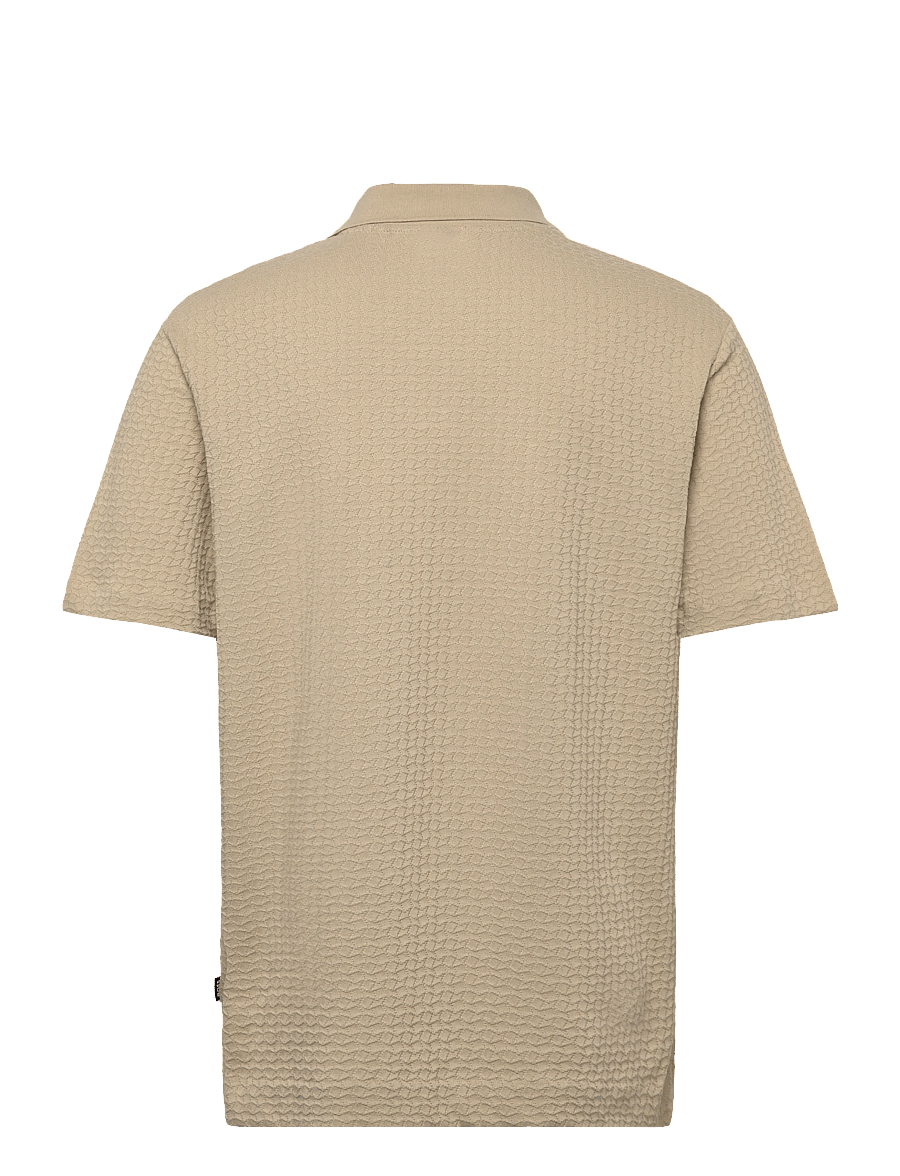 BOSS - H-Pye 251 - lühikeste varrukatega polod - open beige - 1